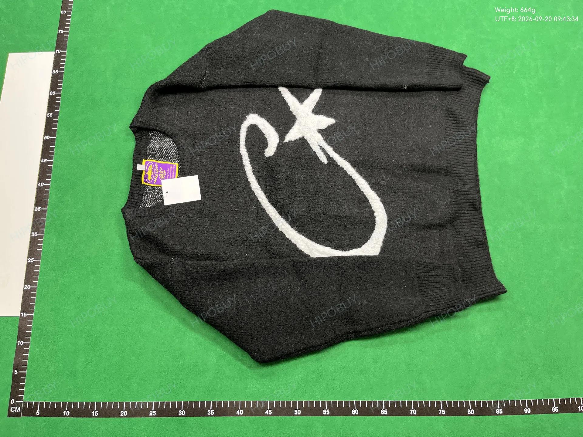 Foto QC 6 de Corteiz C Star Crewneck Sweater Mohair Knit Black