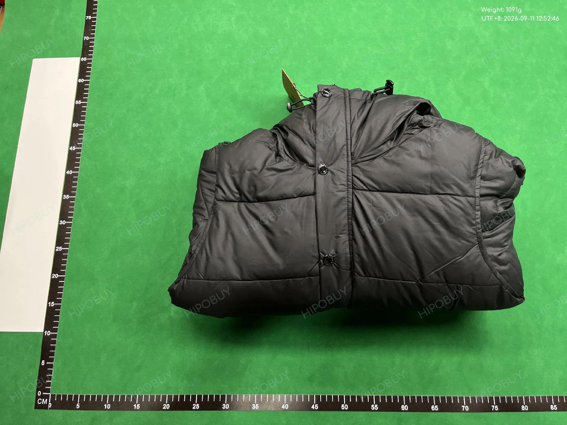 Foto QC 8 de Burberry Puffer Jacket Hooded Vintage Check Black
