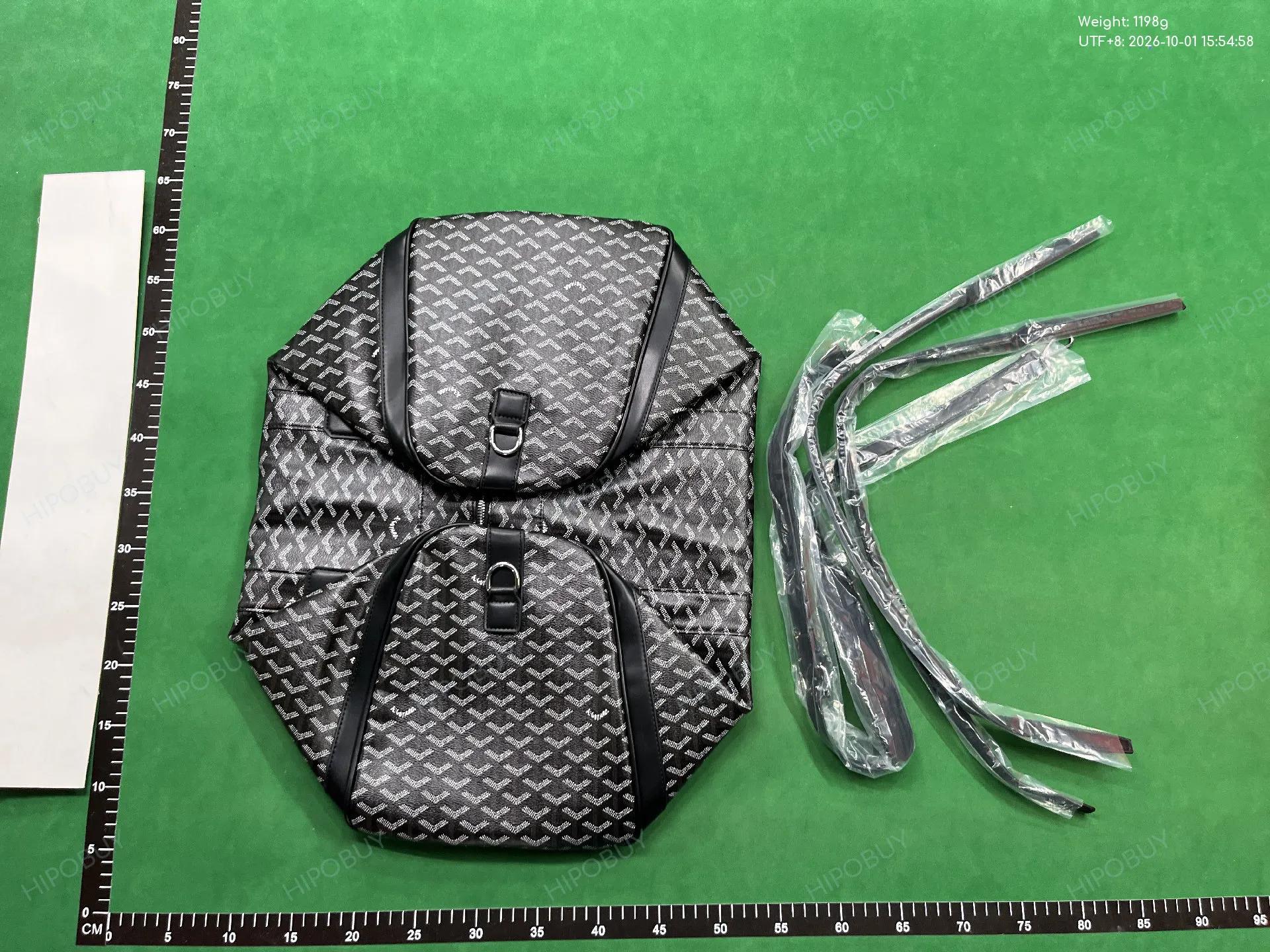 Foto QC 3 de Goyard Boston 45 Green Goyardine Canvas