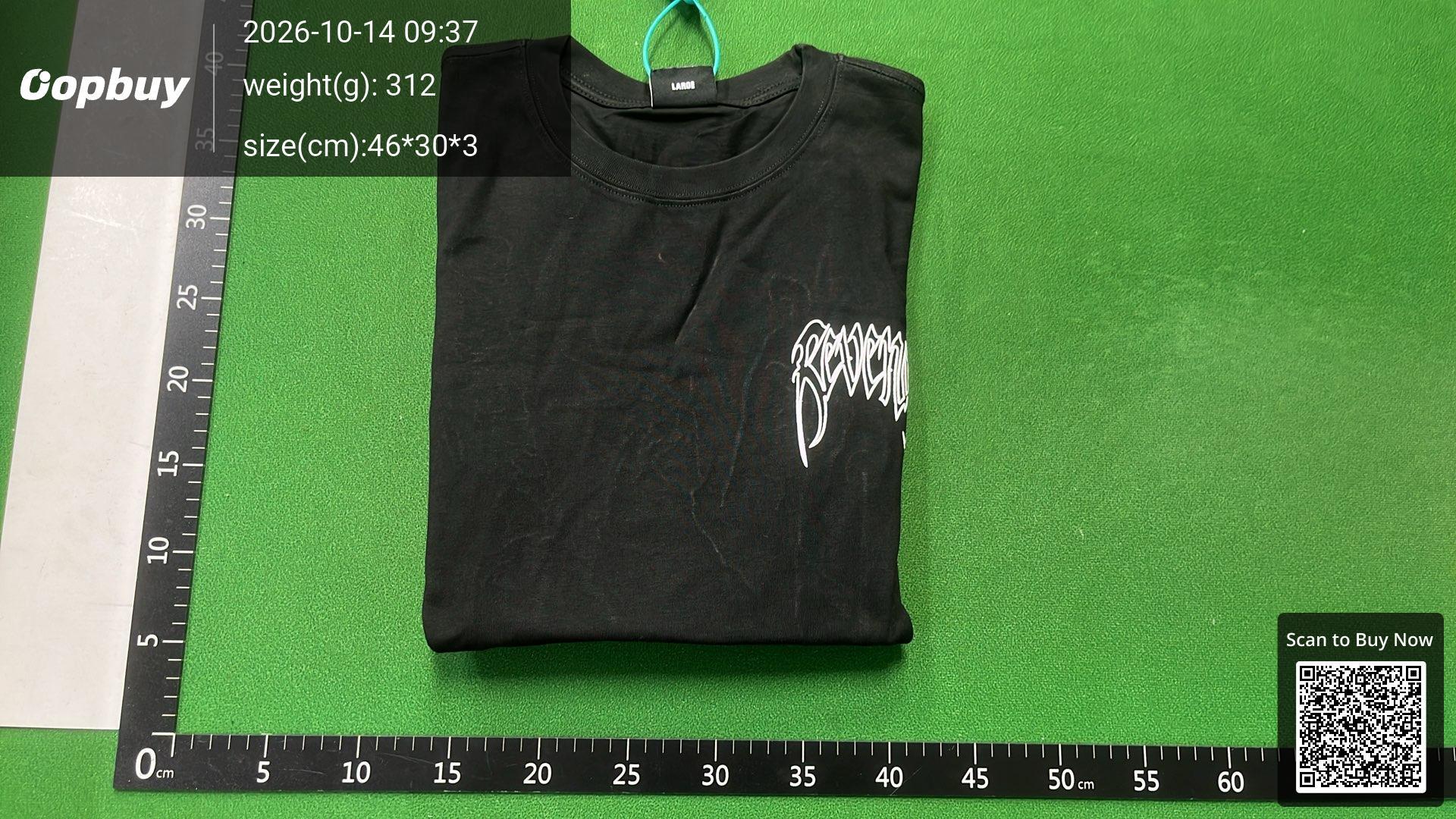 Foto QC 4 de Revenge XXXTentacion T-shirt Red Sketch Arch Logo Black