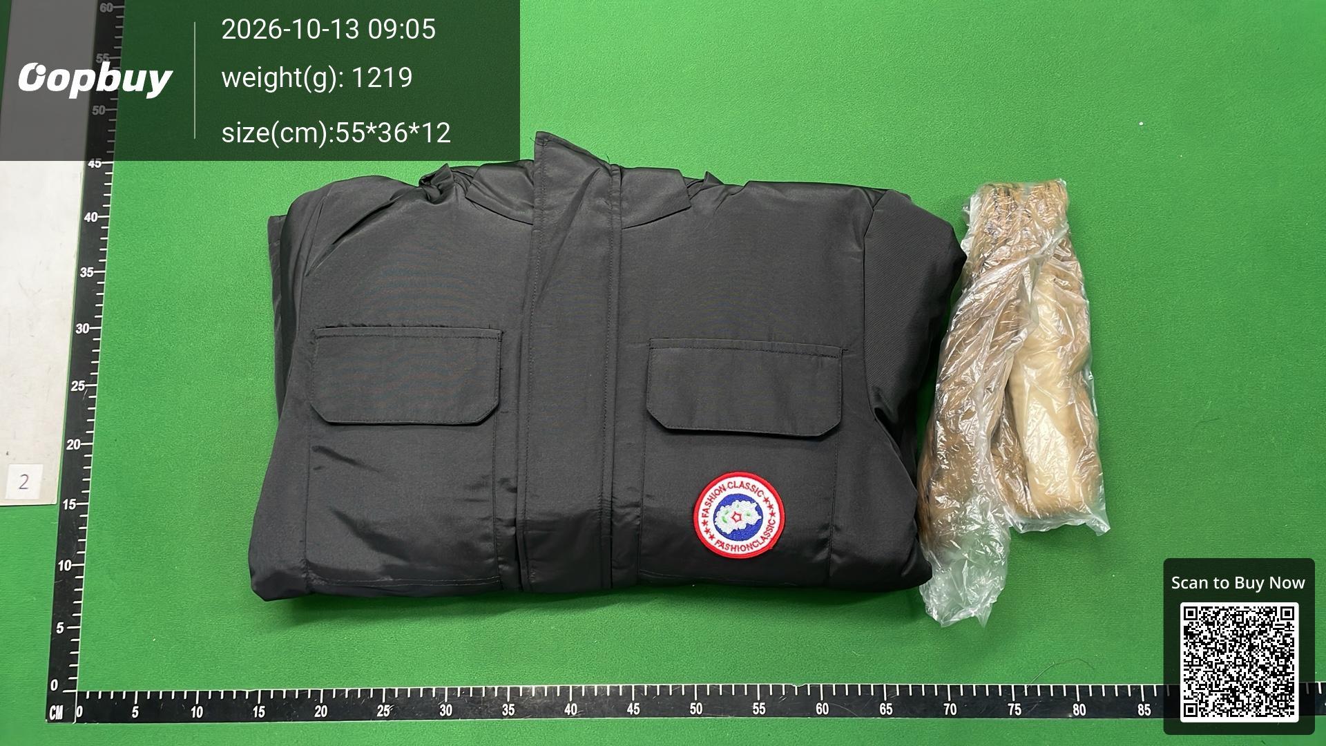Foto QC 8 de Unbranded Down Jacket Fur Trim Hooded Mid-Length Black