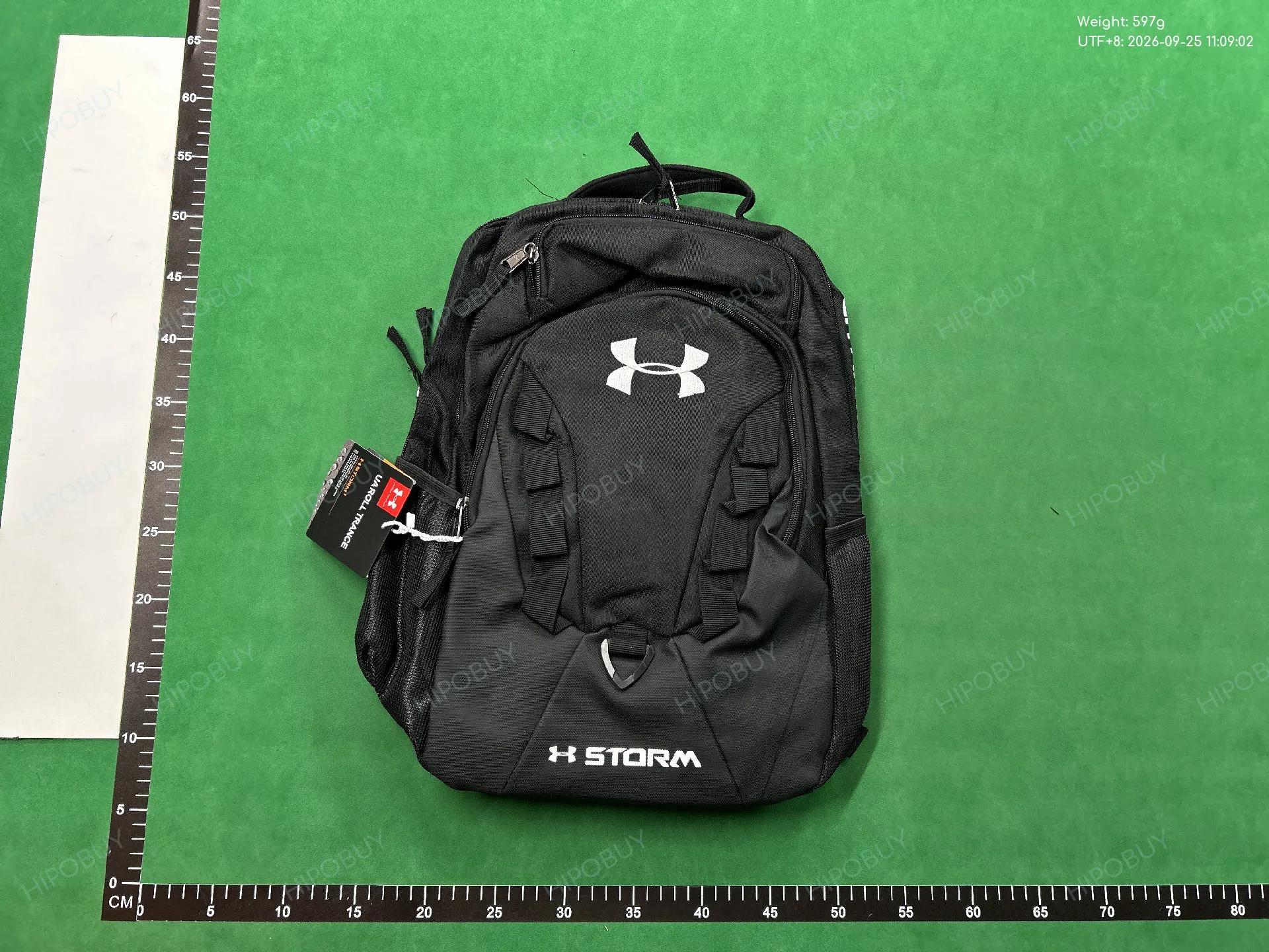 Foto QC 3 de Under Armour Hustle Storm Backpack Black