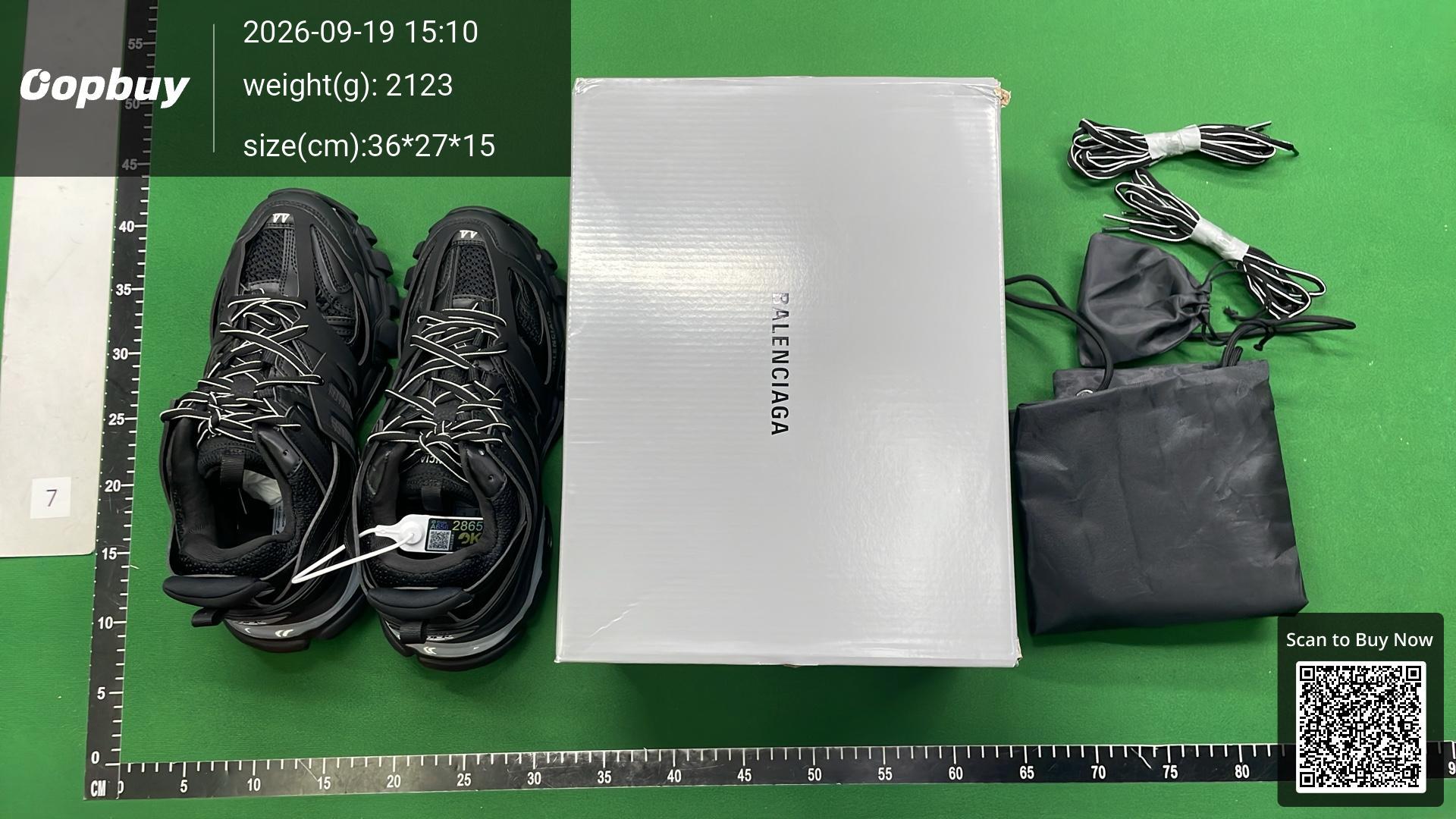 Foto QC 1 de Balenciaga Track LED White