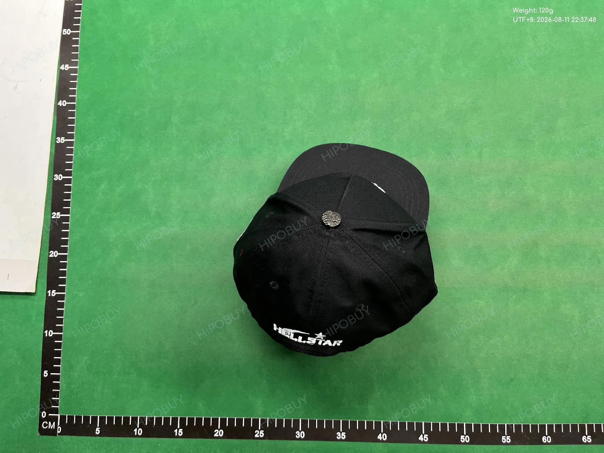 Foto QC 5 de Hellstar Flame Star Cap Black