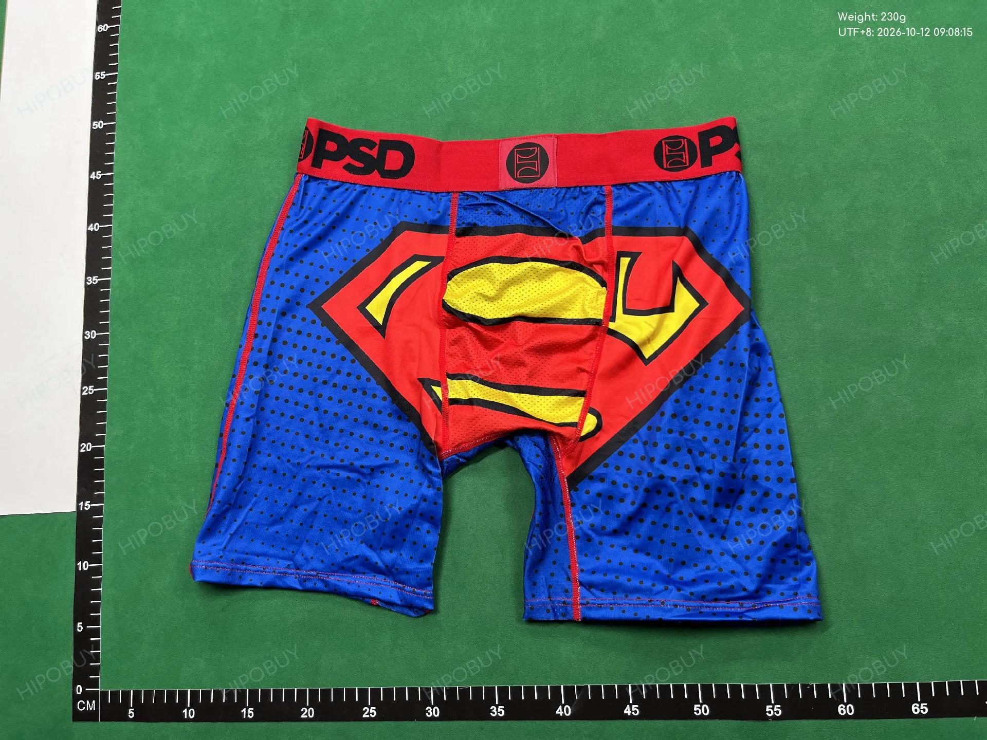Foto QC 7 de Other Underwear Butterfly Print Boxer Briefs Red Black