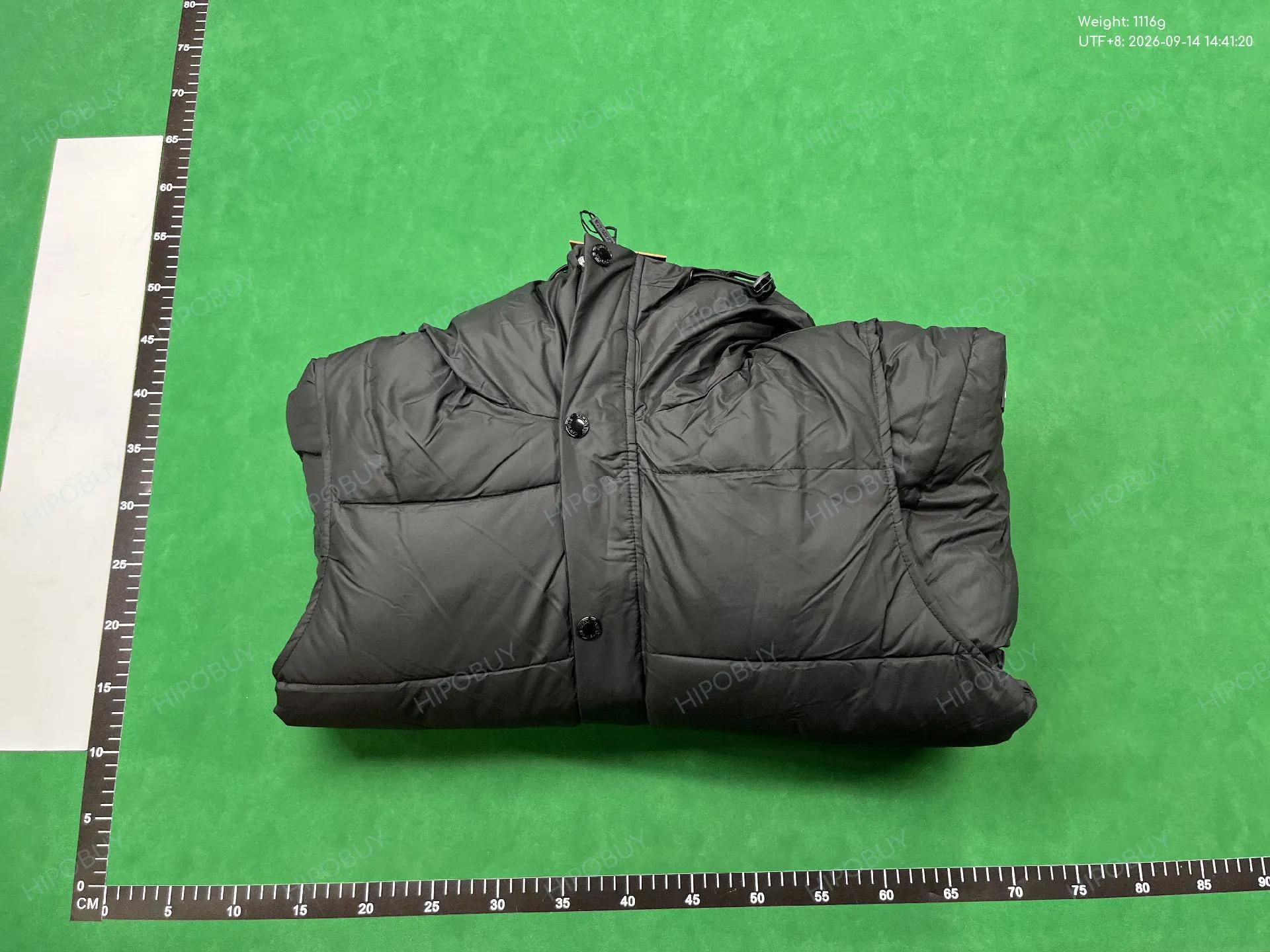 Foto QC 4 de Burberry Puffer Jacket Hooded Vintage Check Black