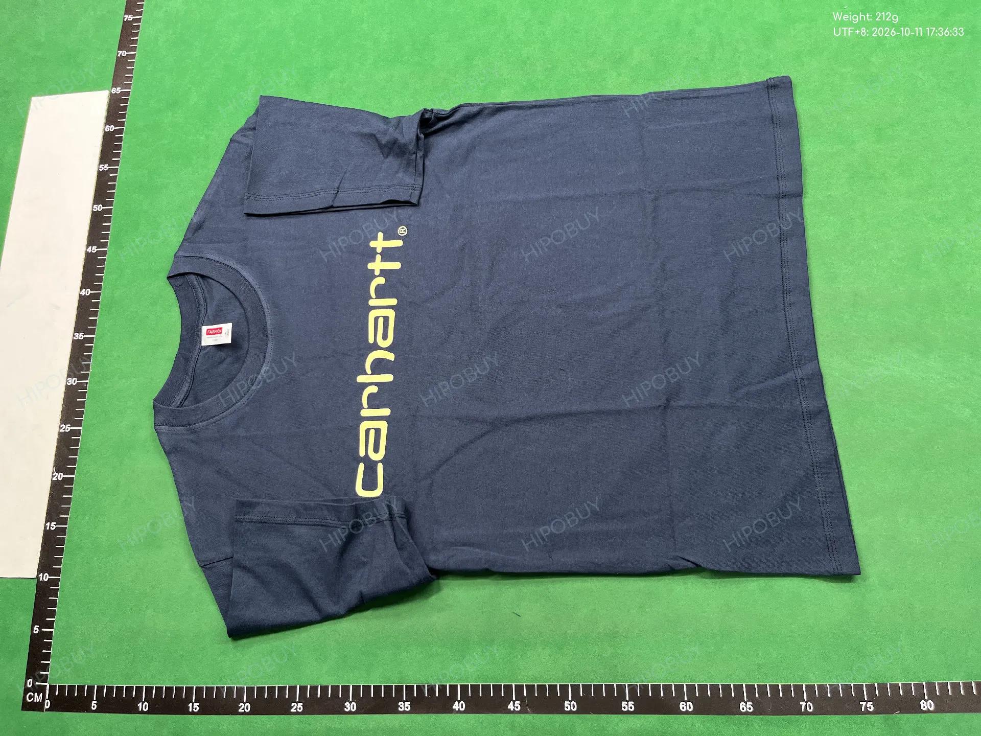 Foto QC 2 de Carhartt T-shirt Script Logo Navy
