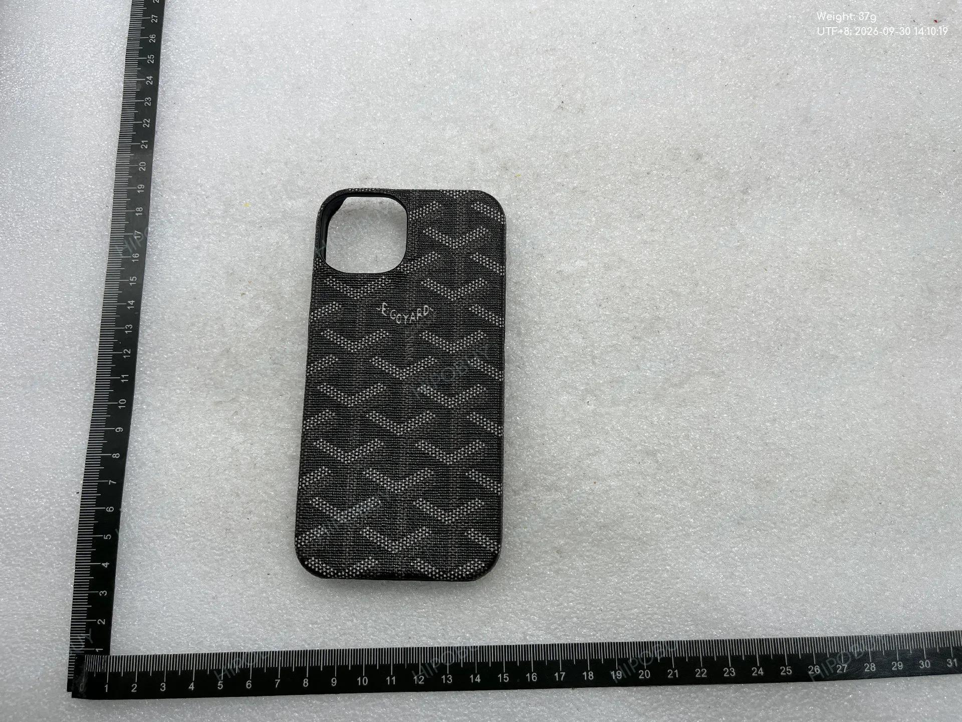 Foto QC 5 de Goyard Goyardine Case for iPhone 16 Pro Blue
