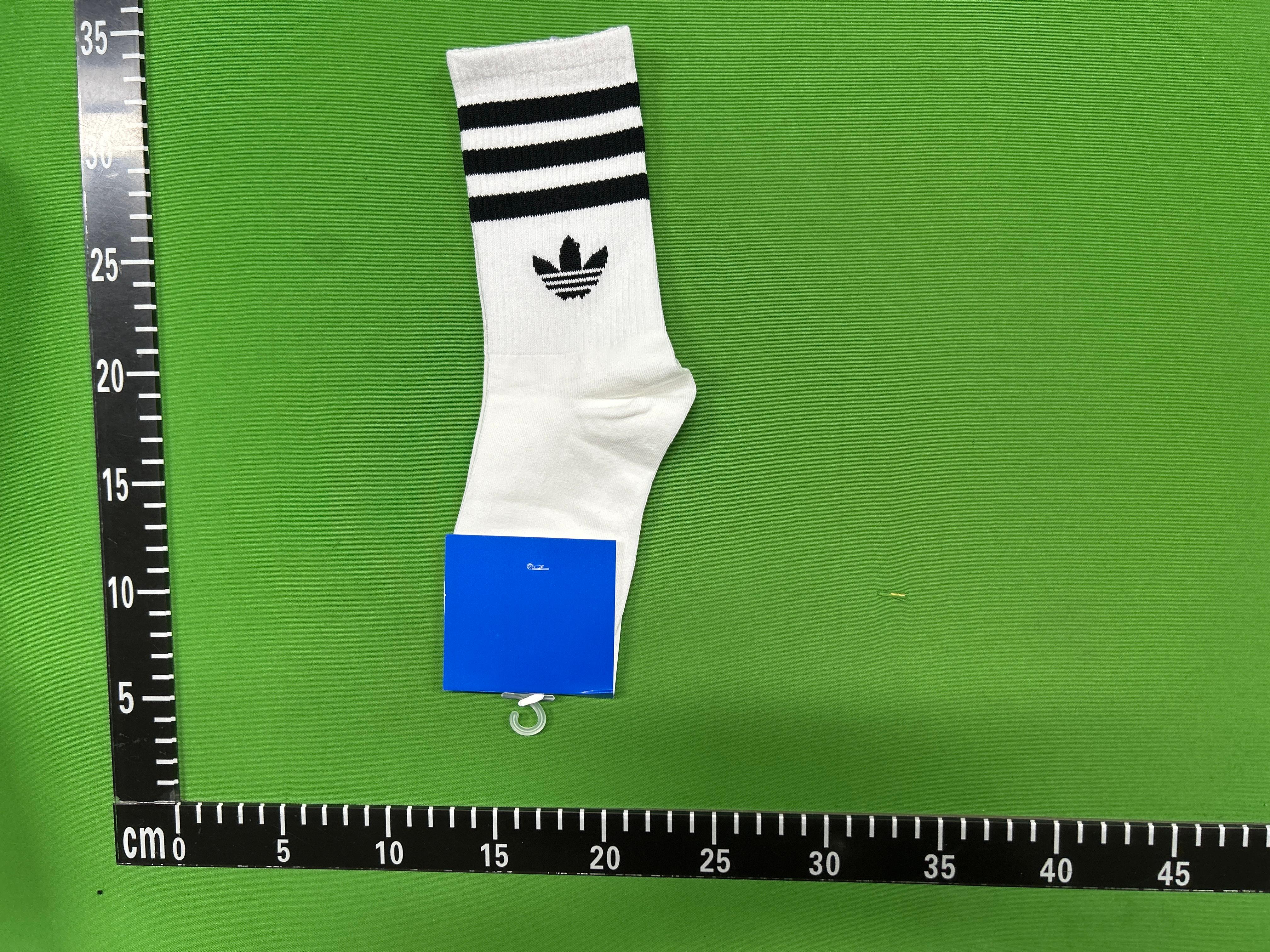 Foto QC 8 de adidas Originals Crew Socks 3-Stripes Trefoil White Black