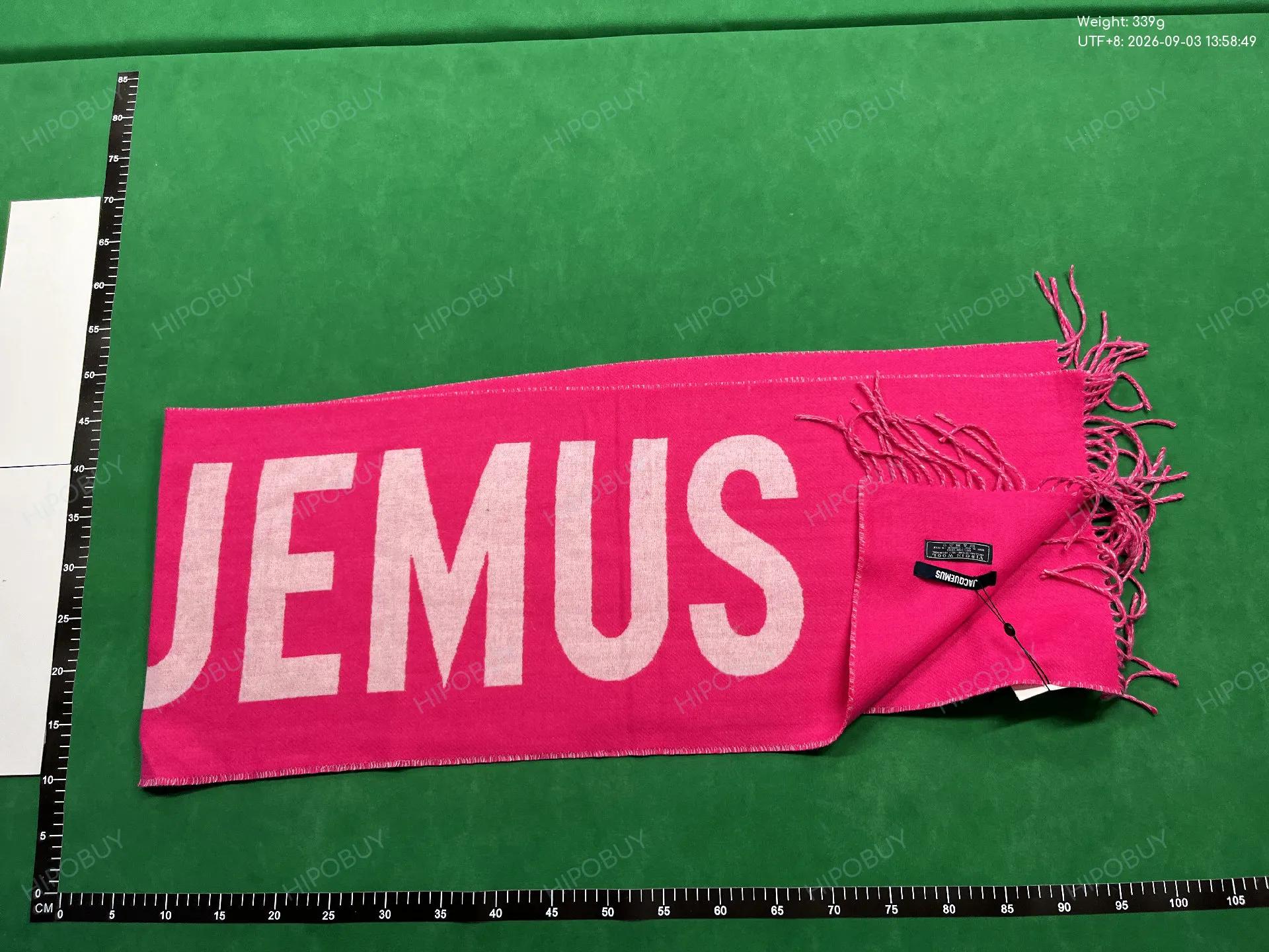Foto QC 7 de Jacquemus Logo Jacquard Scarf Brown/Beige