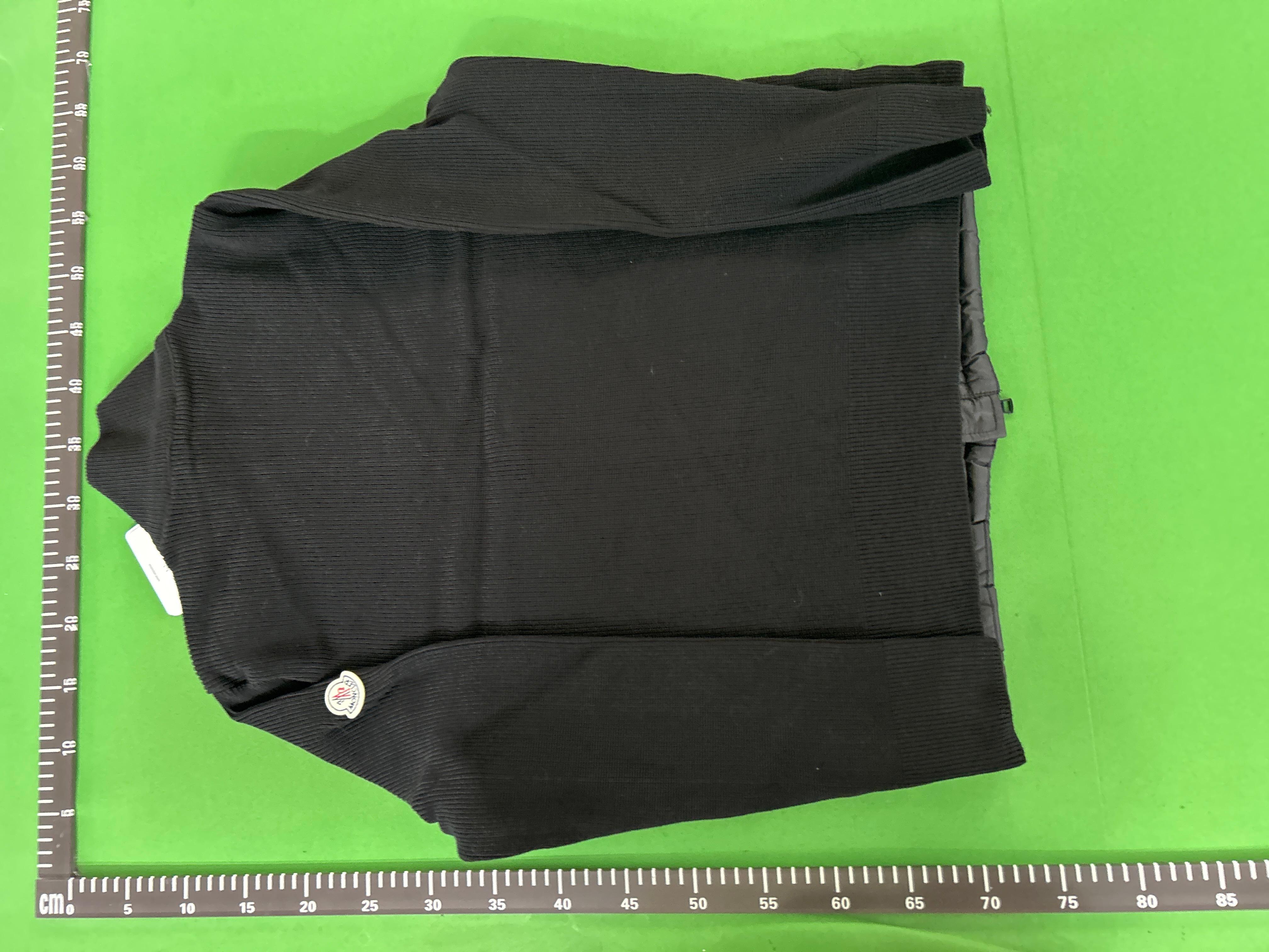 Foto QC 7 de Moncler Down Jacket Hooded Knit Hybrid Navy