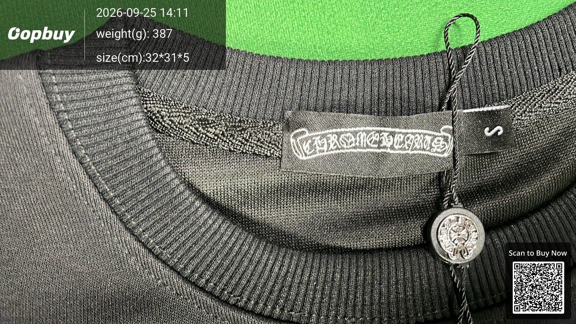 Foto QC 5 de Chrome Hearts Crewneck Sweater Floral Horseshoe White