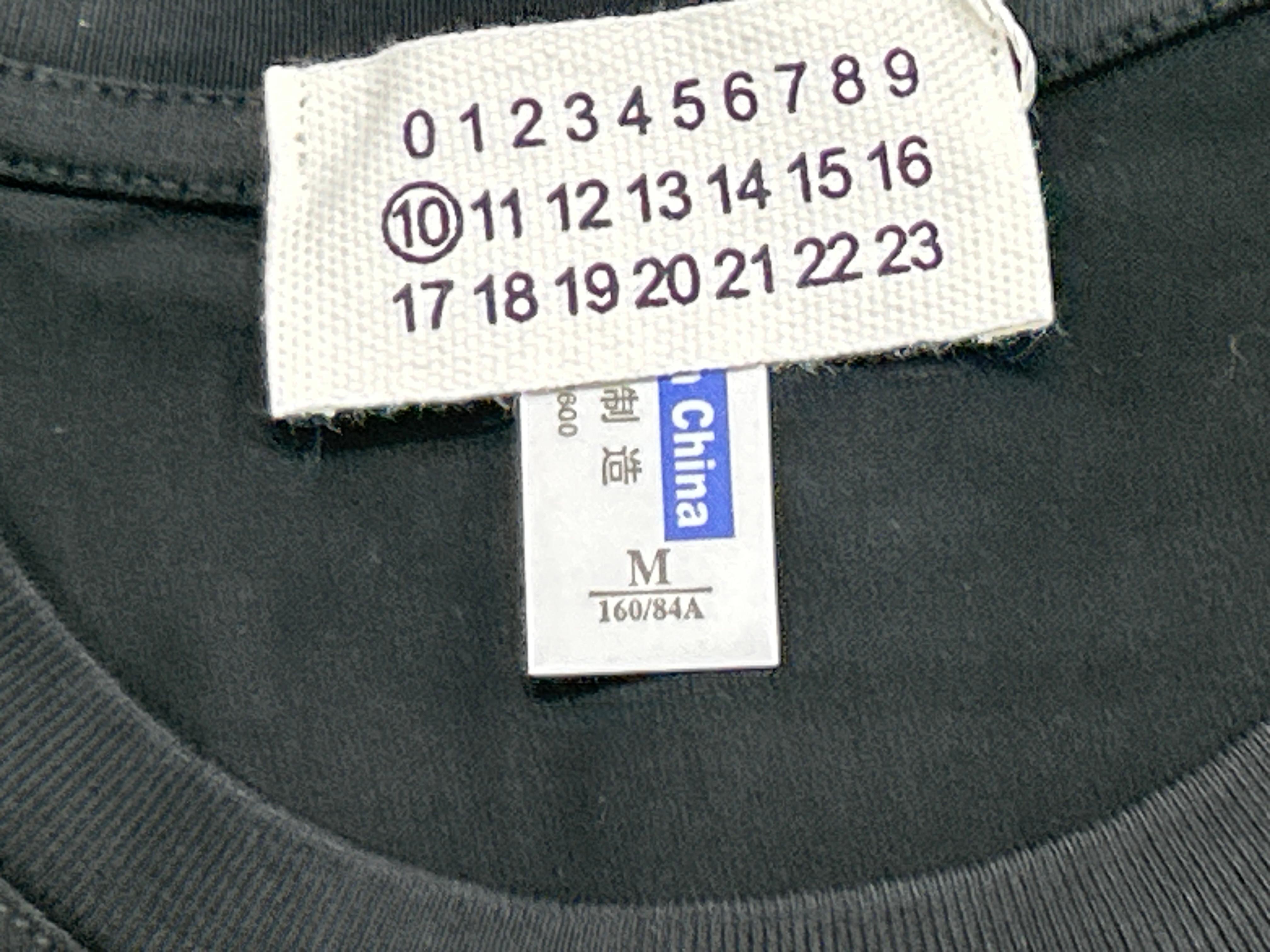 Foto QC 2 de Maison Margiela T-shirt Polka Dot Numeric Logo Black