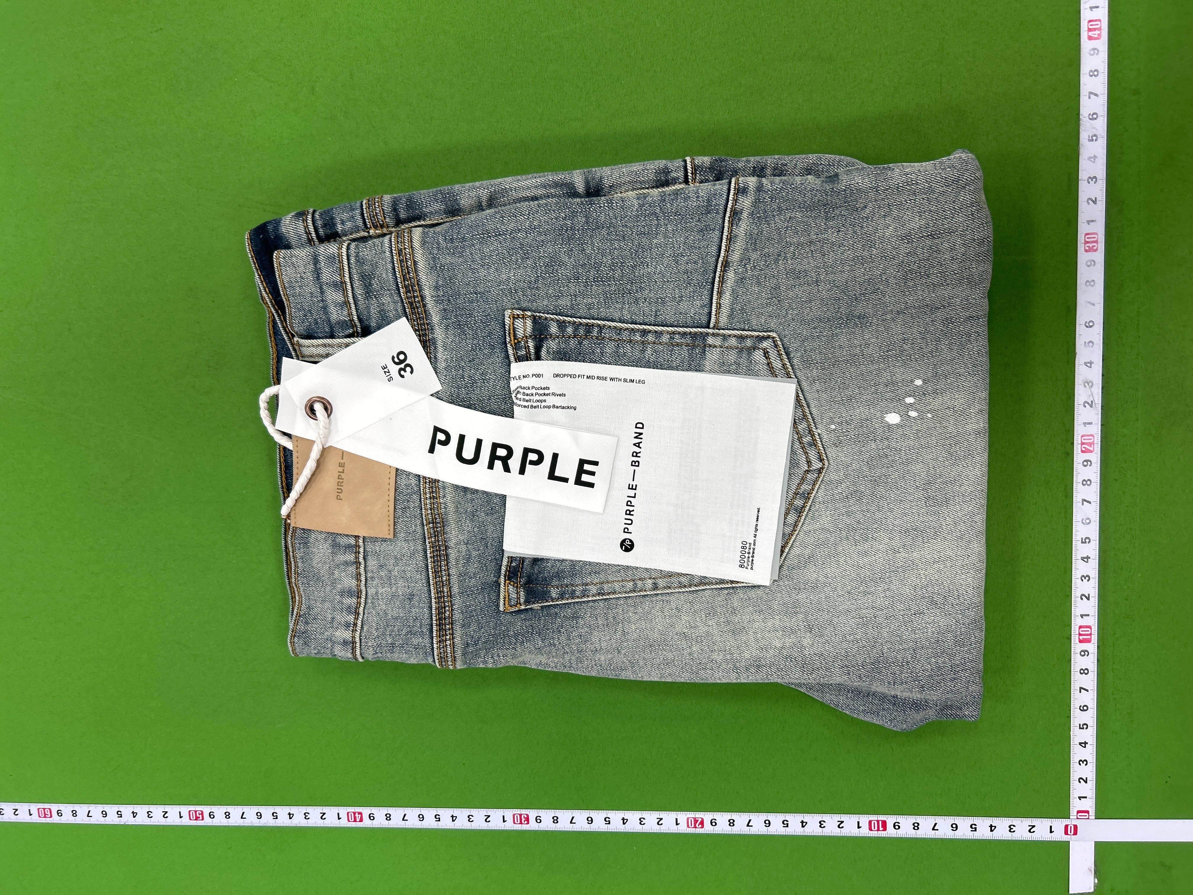 Foto QC 5 de Purple Brand Jeans Slim Fit Distressed Black
