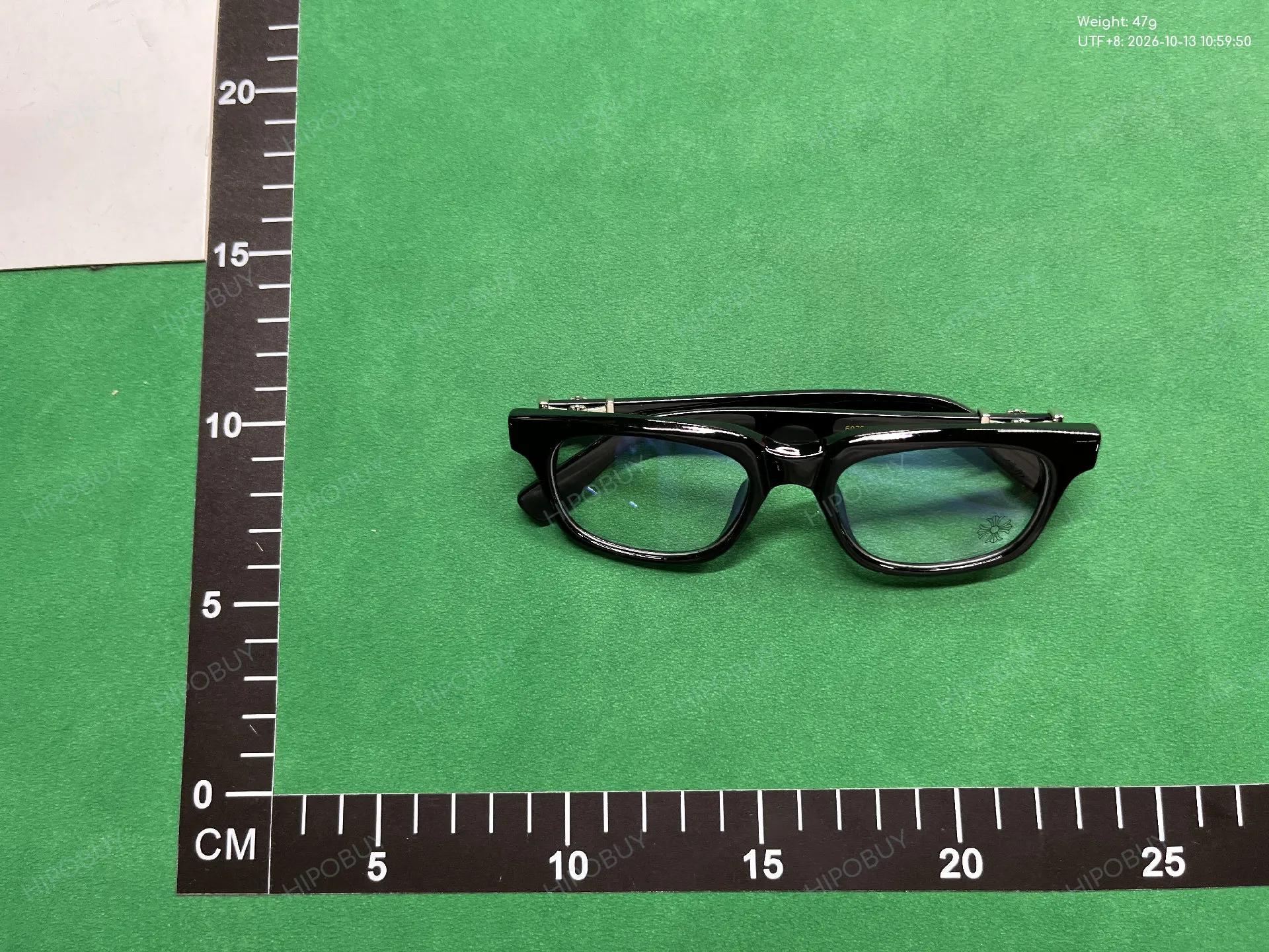 Foto QC 1 de Chrome Hearts Square-Frame Acetate Eyeglasses Clear (6073)