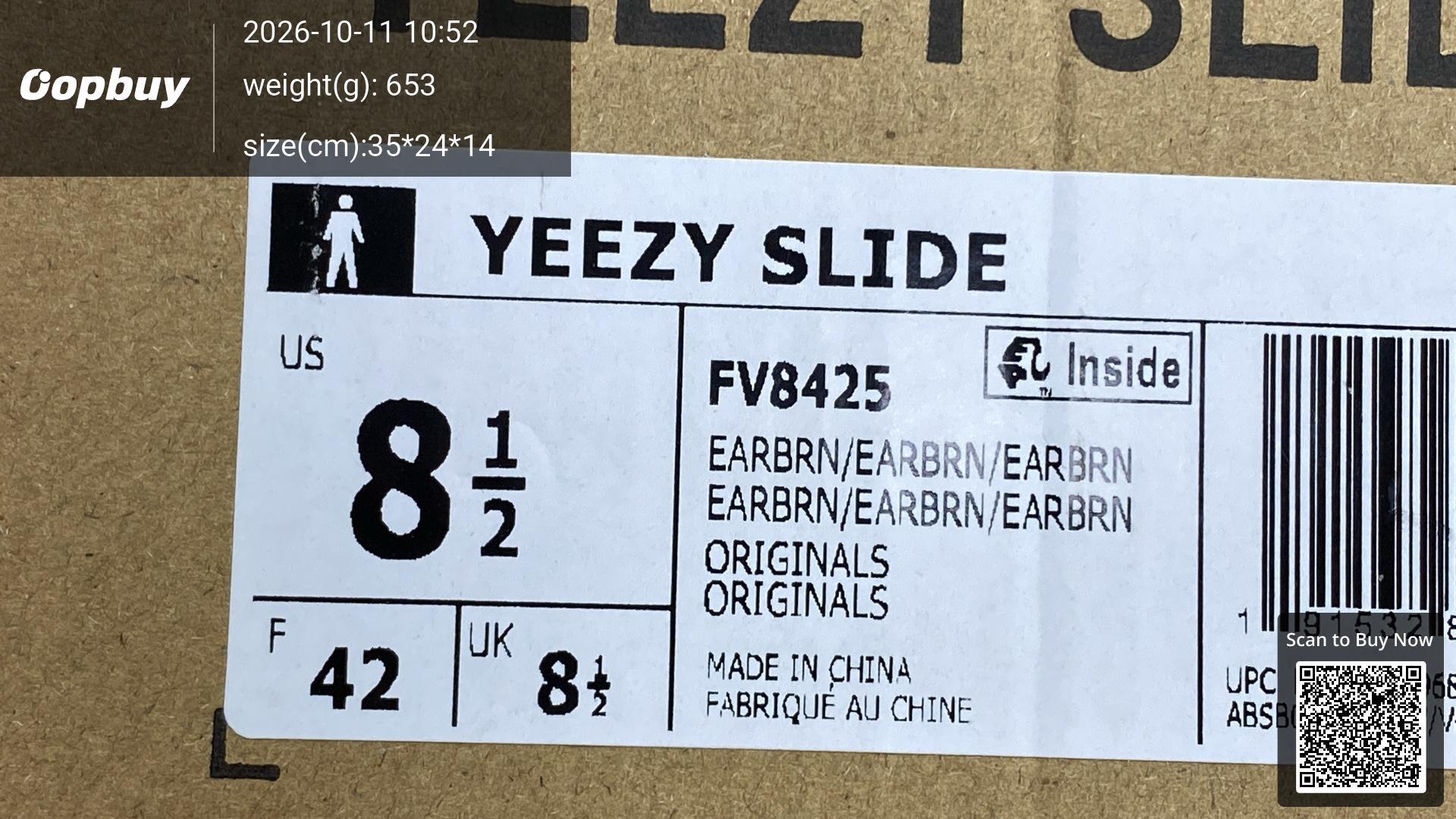 Foto QC 2 de adidas Yeezy Slide EVA Onyx HQ6448