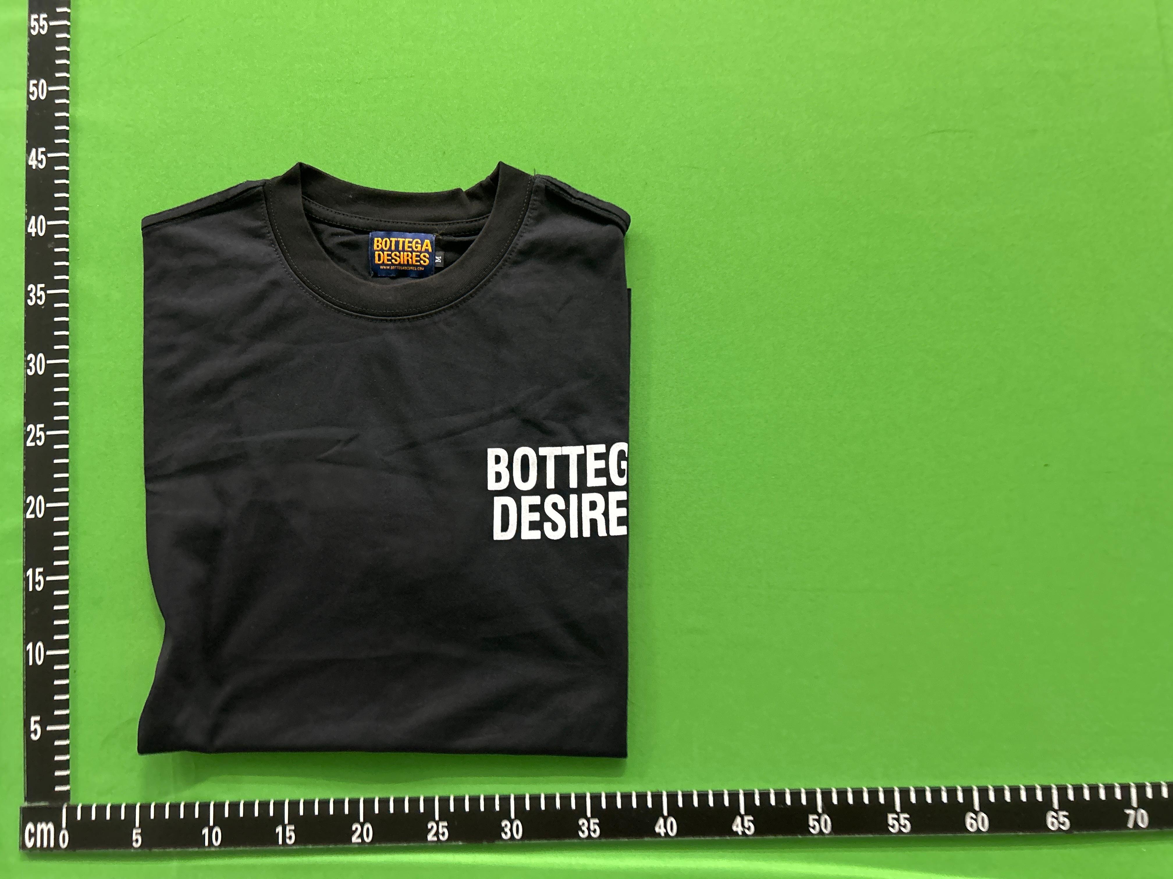 Foto QC 1 de Bottega Desires T-shirt Letter Print Blue