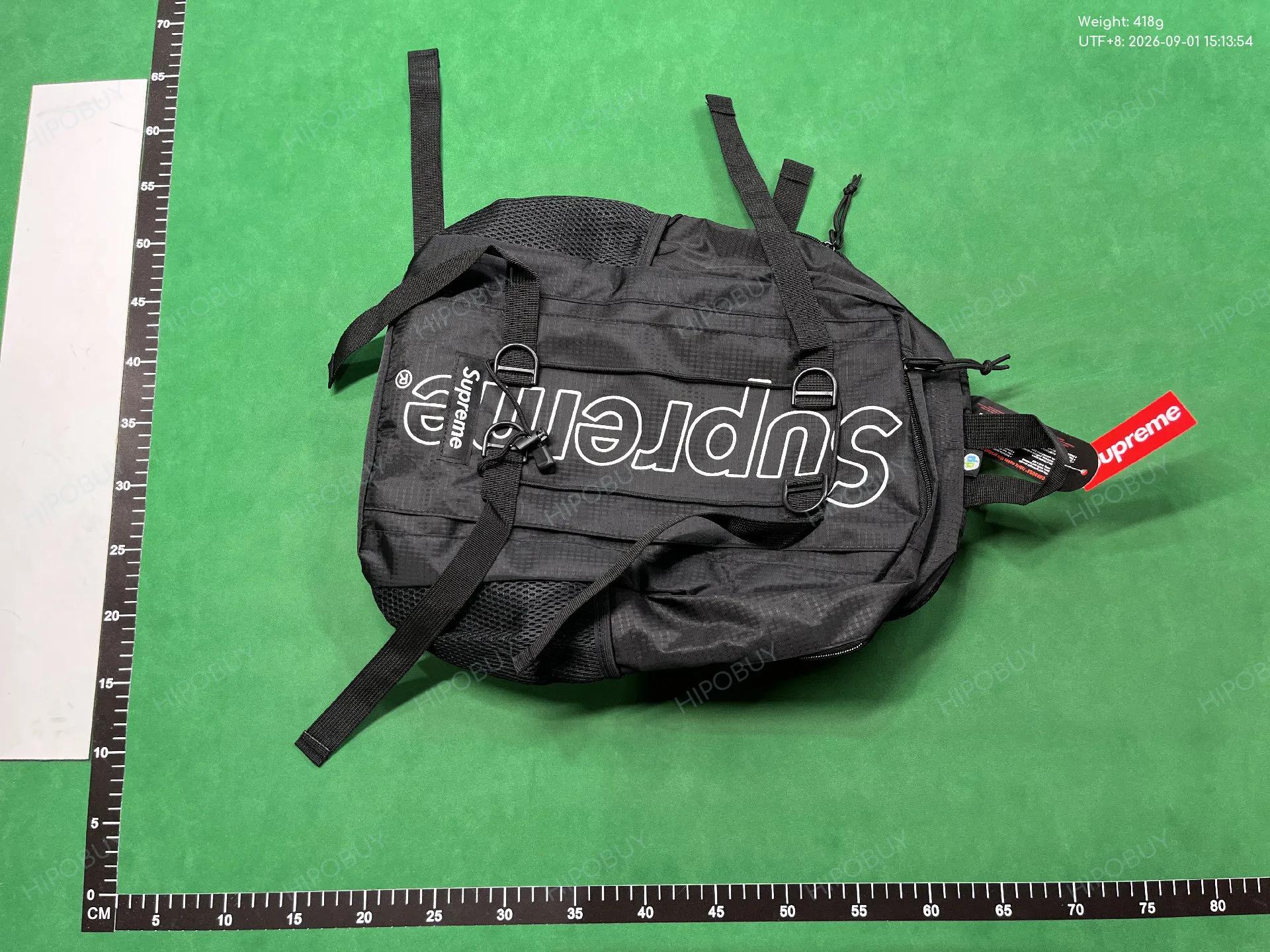 Foto QC 1 de Supreme Mesh Messenger Bag Blue Chocolate Chip Camo