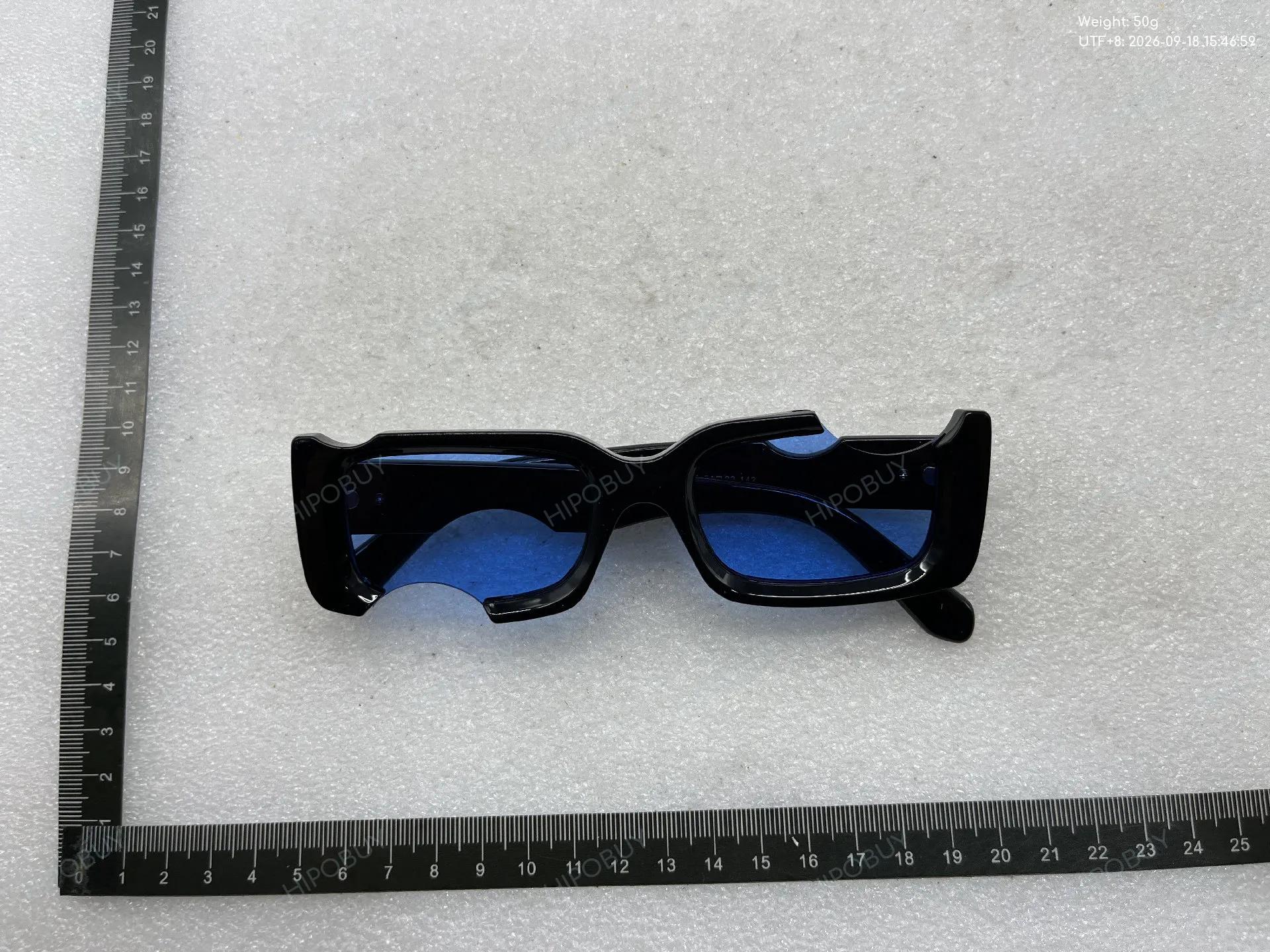 Foto QC 8 de Off-White Meteor Square-Frame Acetate Sunglasses Black Black (C1)