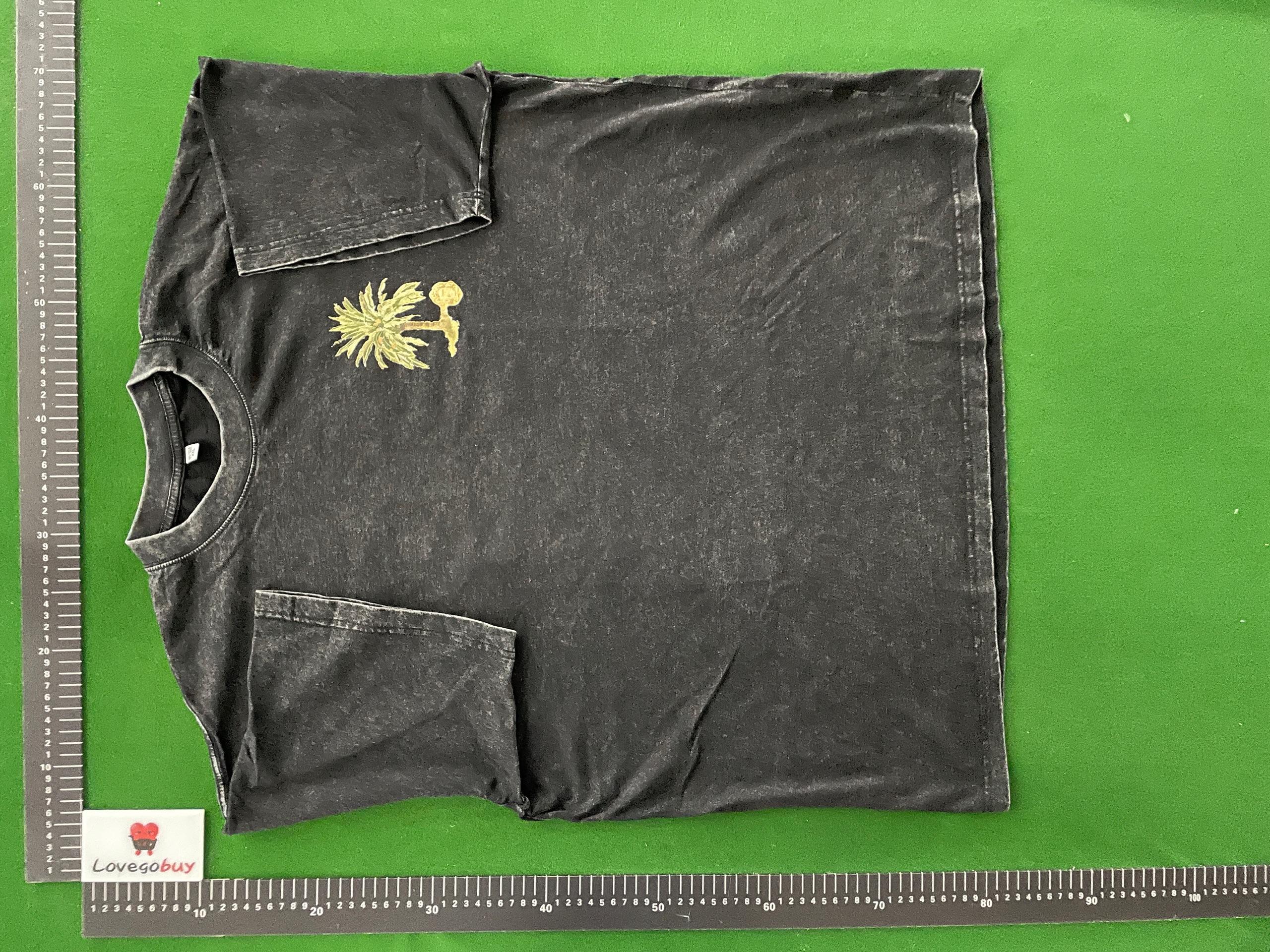 Foto QC 5 de Unbranded T-shirt Saudi Arabia +966 Sauditna Palm Tree Washed Black