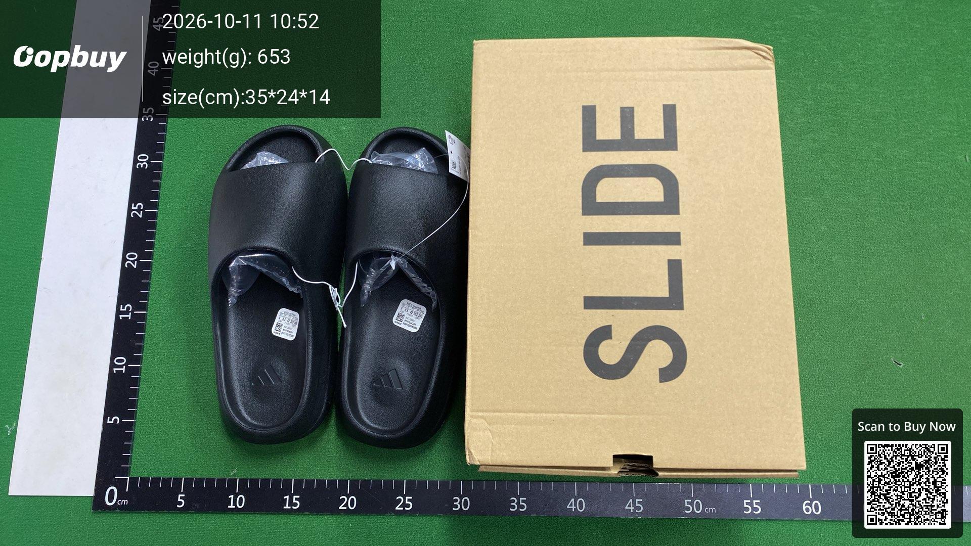 Foto QC 1 de adidas Yeezy Slide EVA Onyx HQ6448