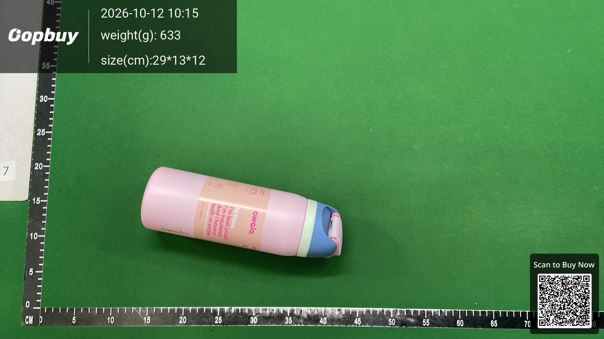 Foto QC 2 de Owala FreeSip Water Bottle 32oz Very, Very Dark