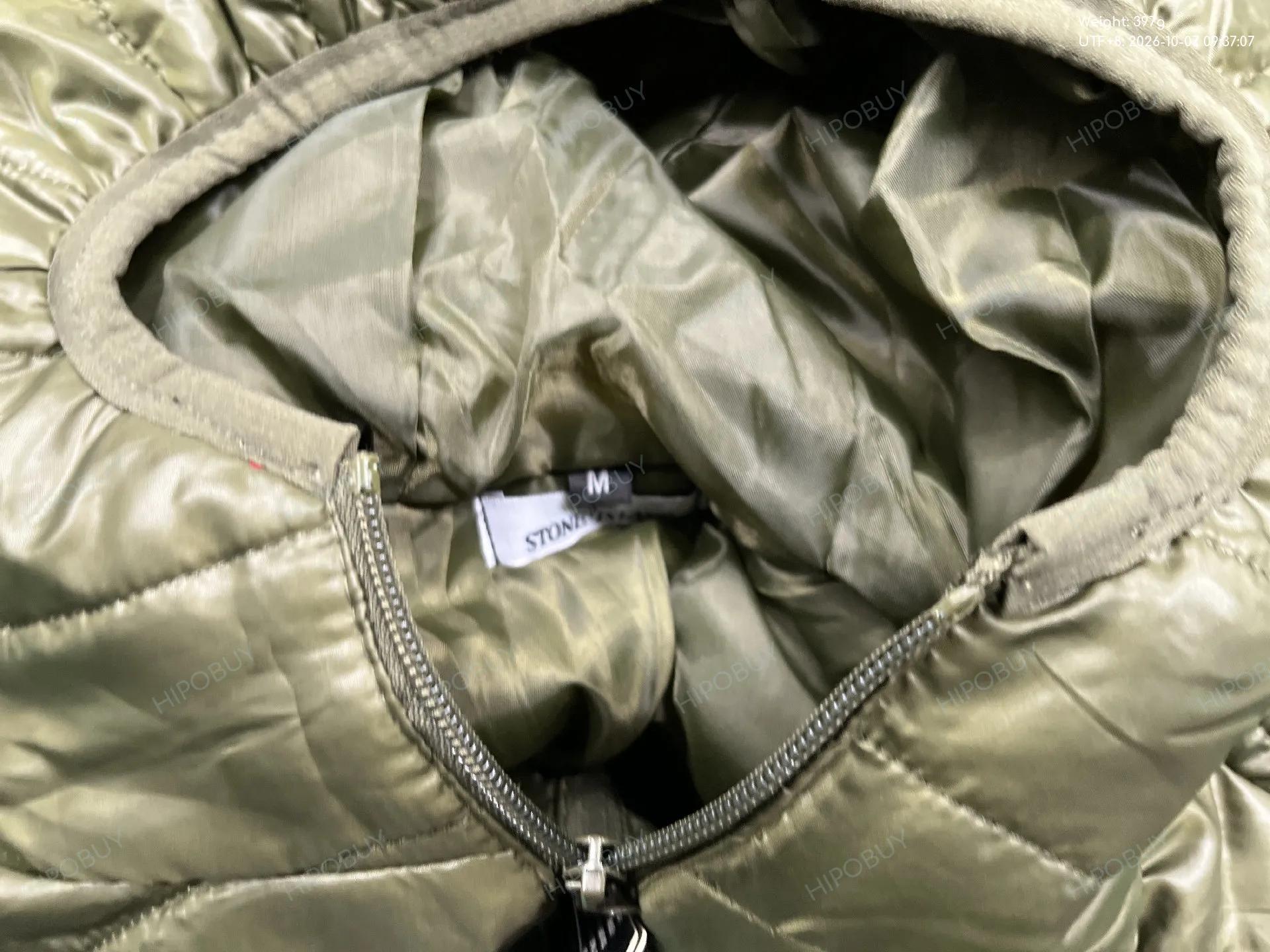 Foto QC 5 de Stone Island Hooded Down Jacket Lightweight Black