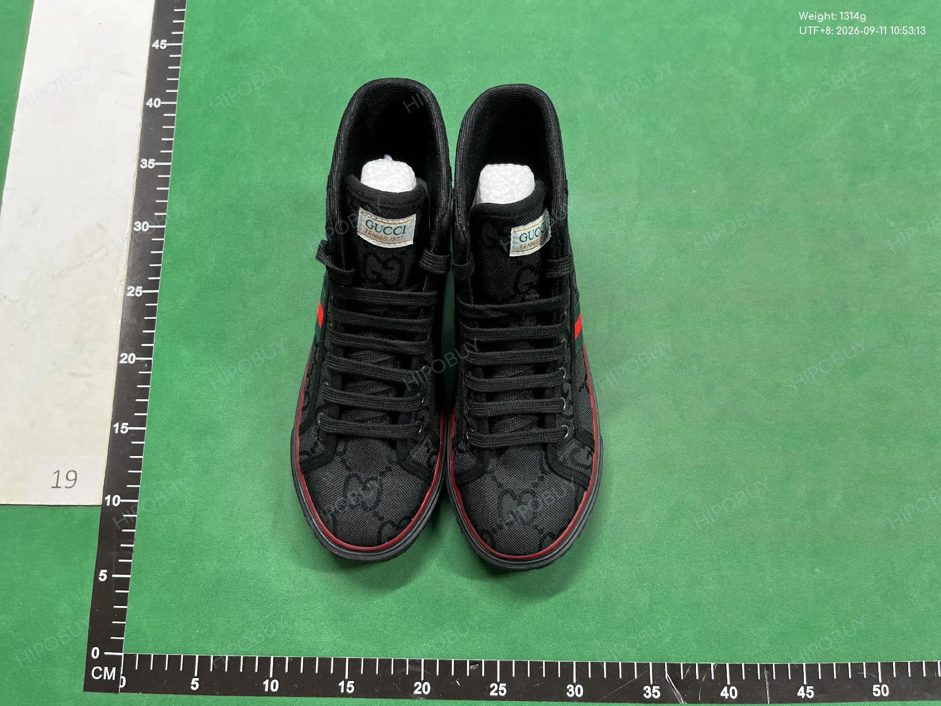Foto QC 6 de Gucci Tennis 1977 High Top Blue GG Denim Monogram