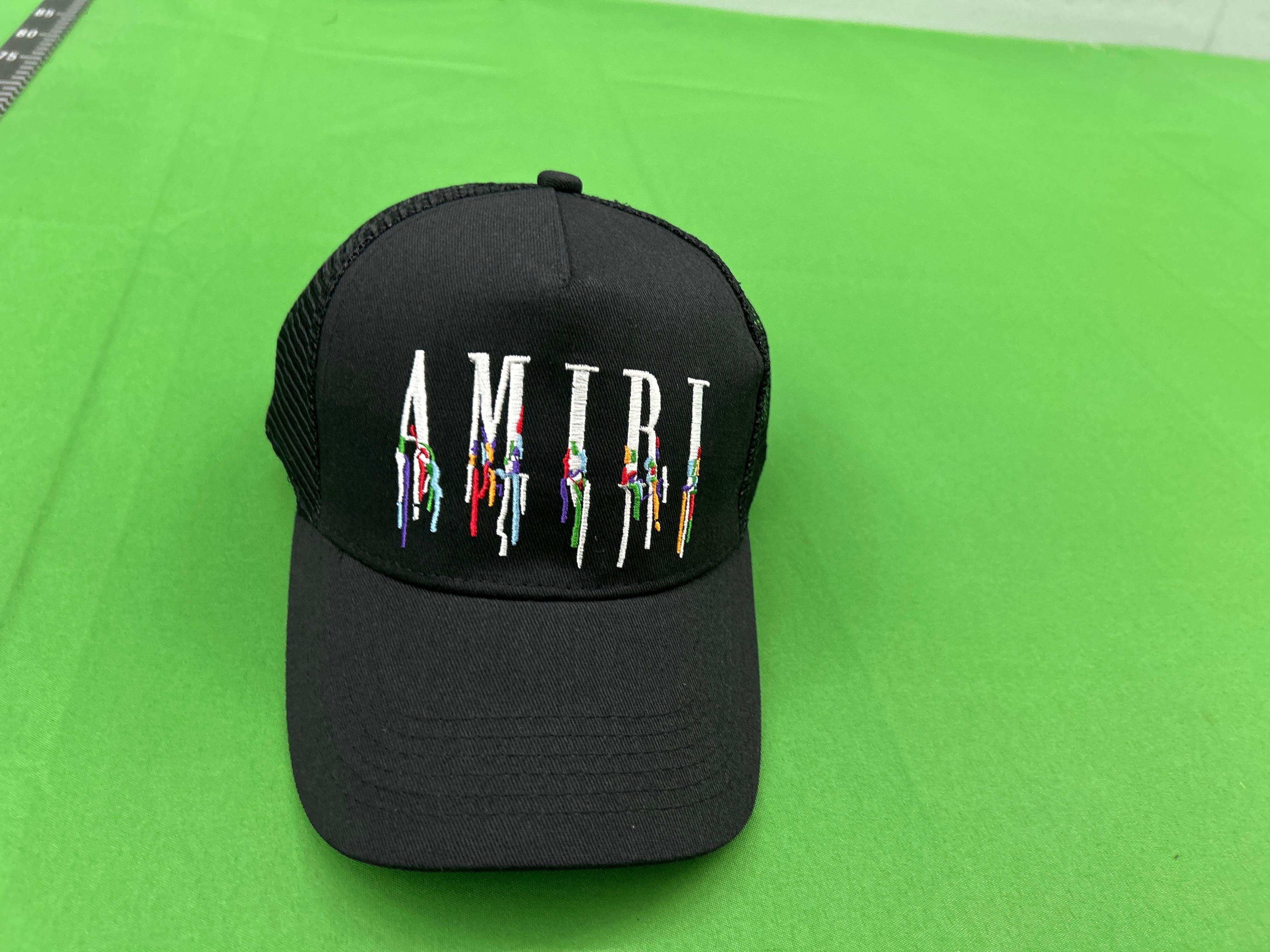 Foto QC 3 de Amiri Logo Trucker Cap Navy