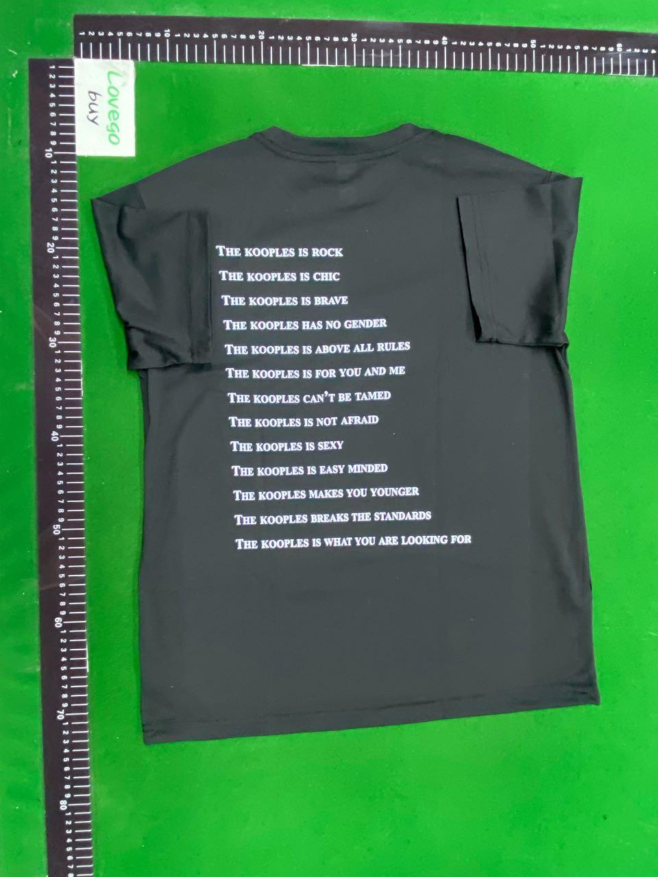 Foto QC 7 de The Kooples T-shirt What Is? Graphic White