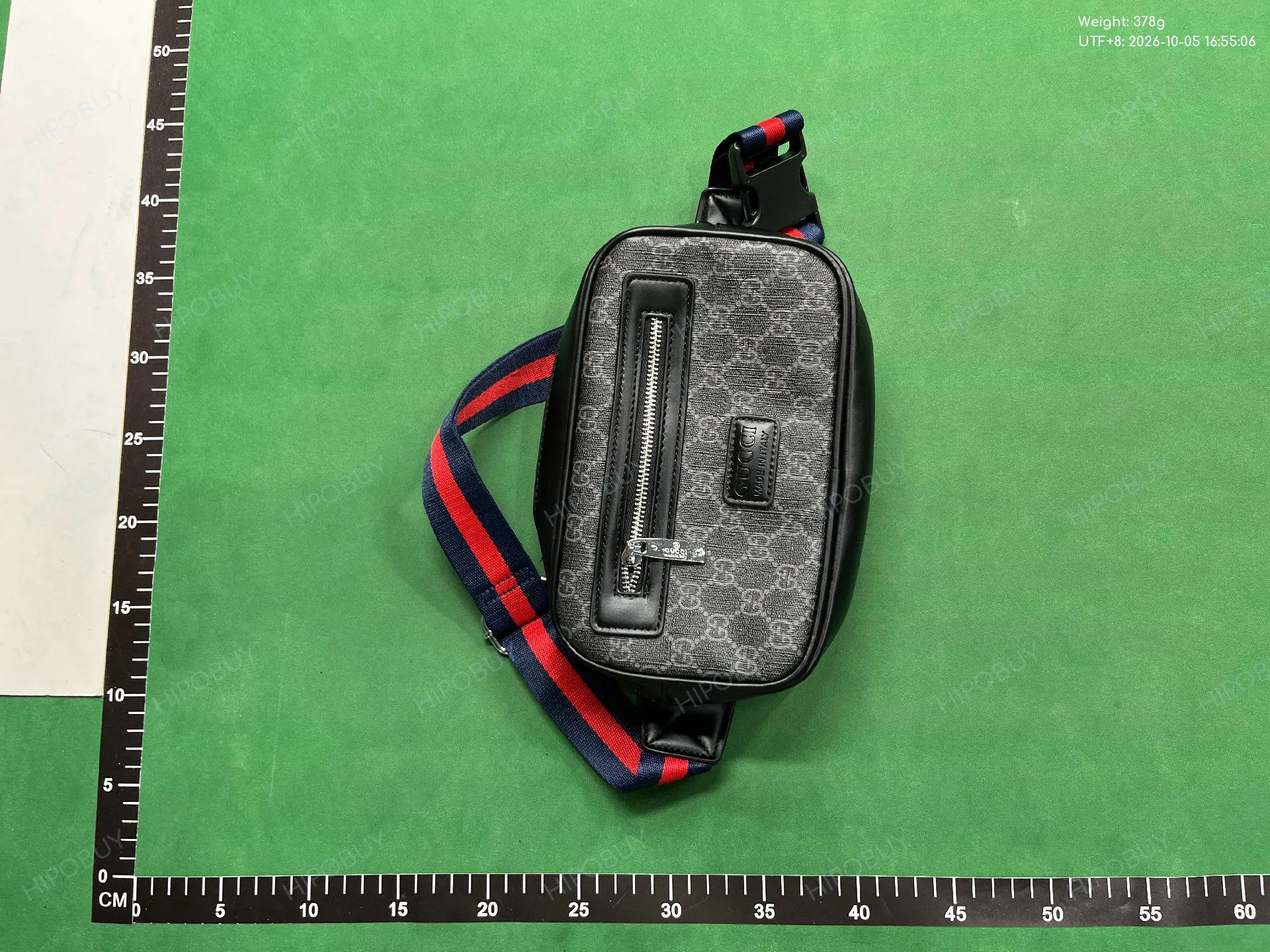 Foto QC 3 de Gucci Soft GG Supreme Belt Bag Black/Grey