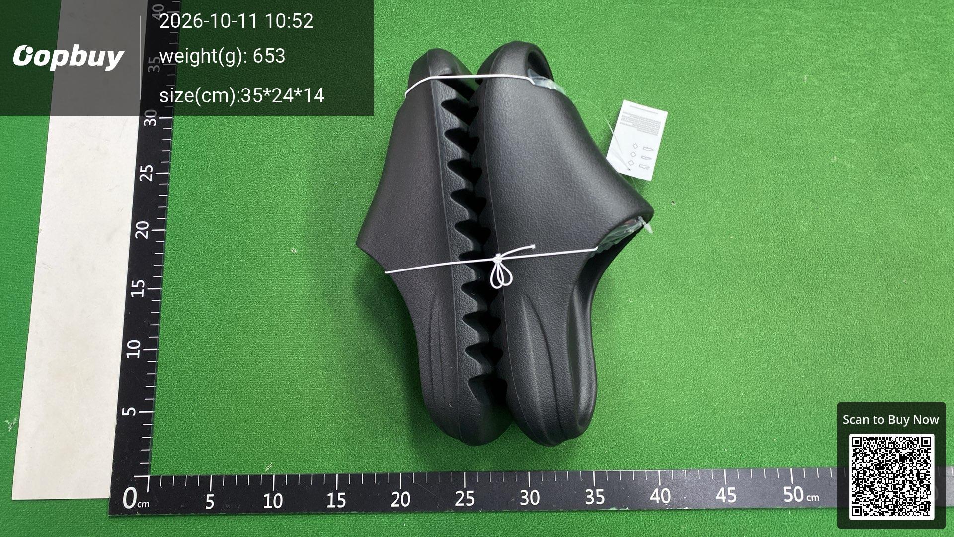 Foto QC 3 de adidas Yeezy Slide EVA Onyx HQ6448