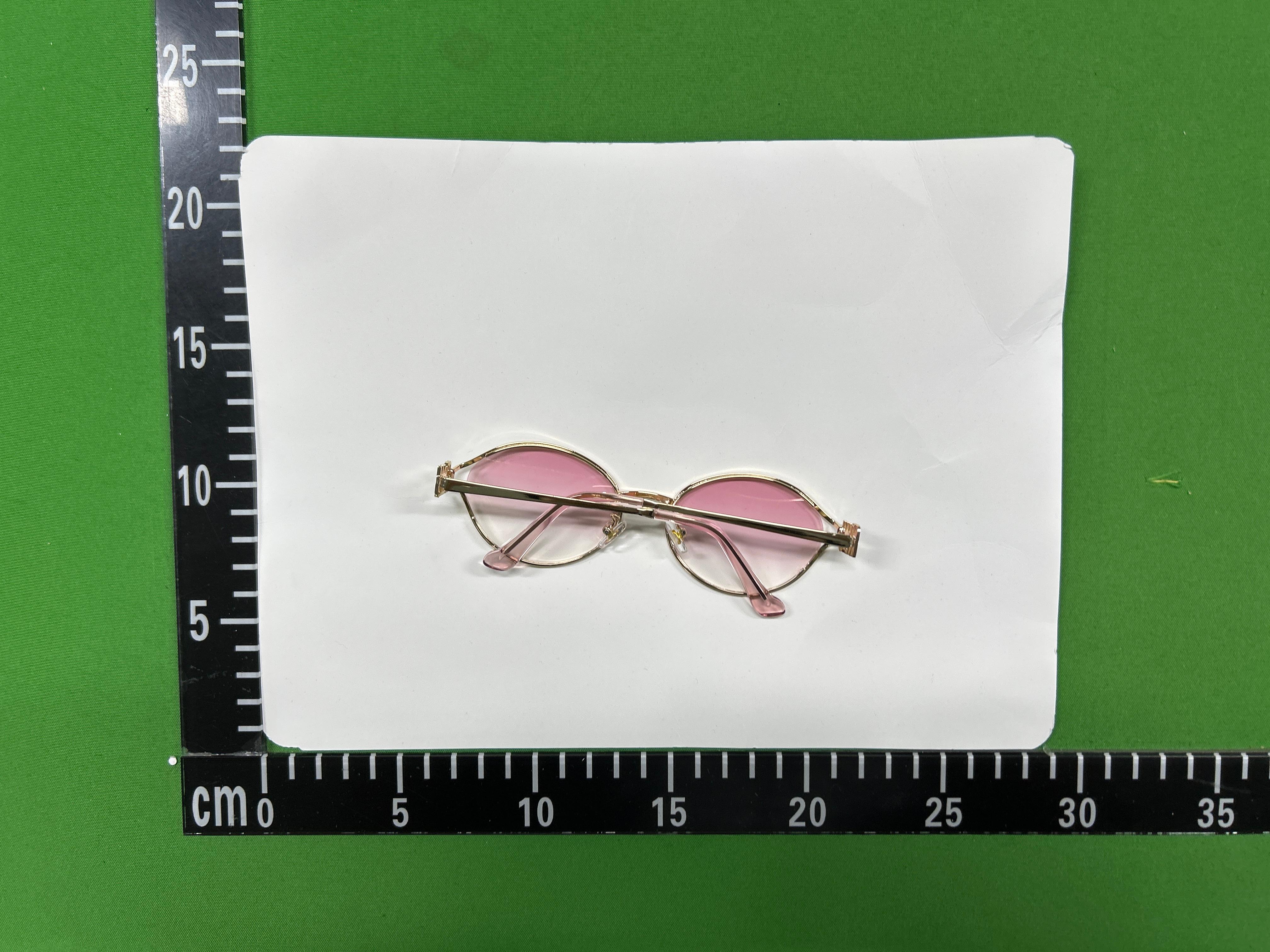 Foto QC 8 de Miu Miu Oval-Frame Metal Sunglasses Gold Brown (MU52SS)