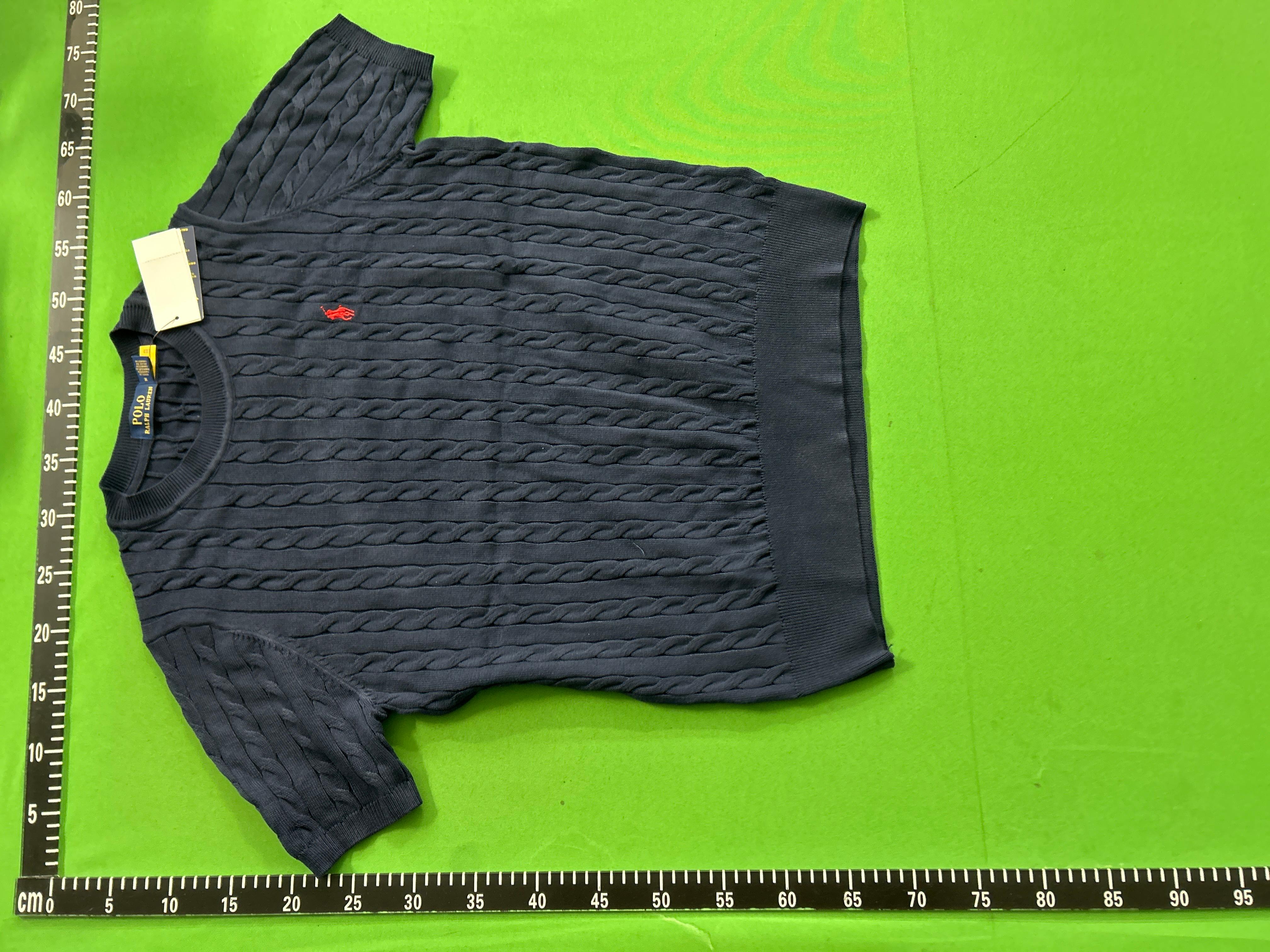Foto QC 7 de Polo Ralph Lauren Sweater Cable-Knit Short-Sleeve White