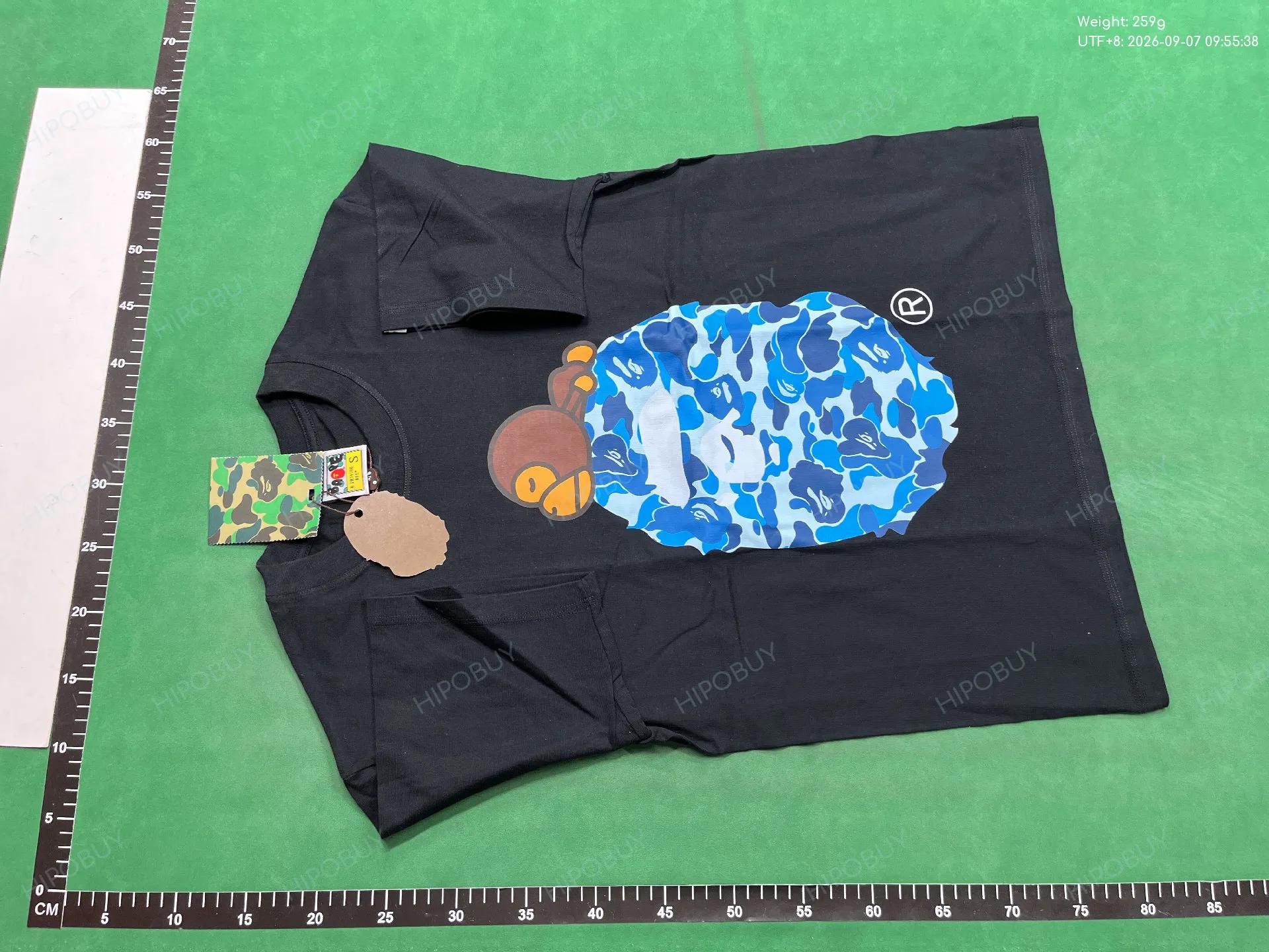 Foto QC 2 de BAPE Check By Bathing Ape Tee Black