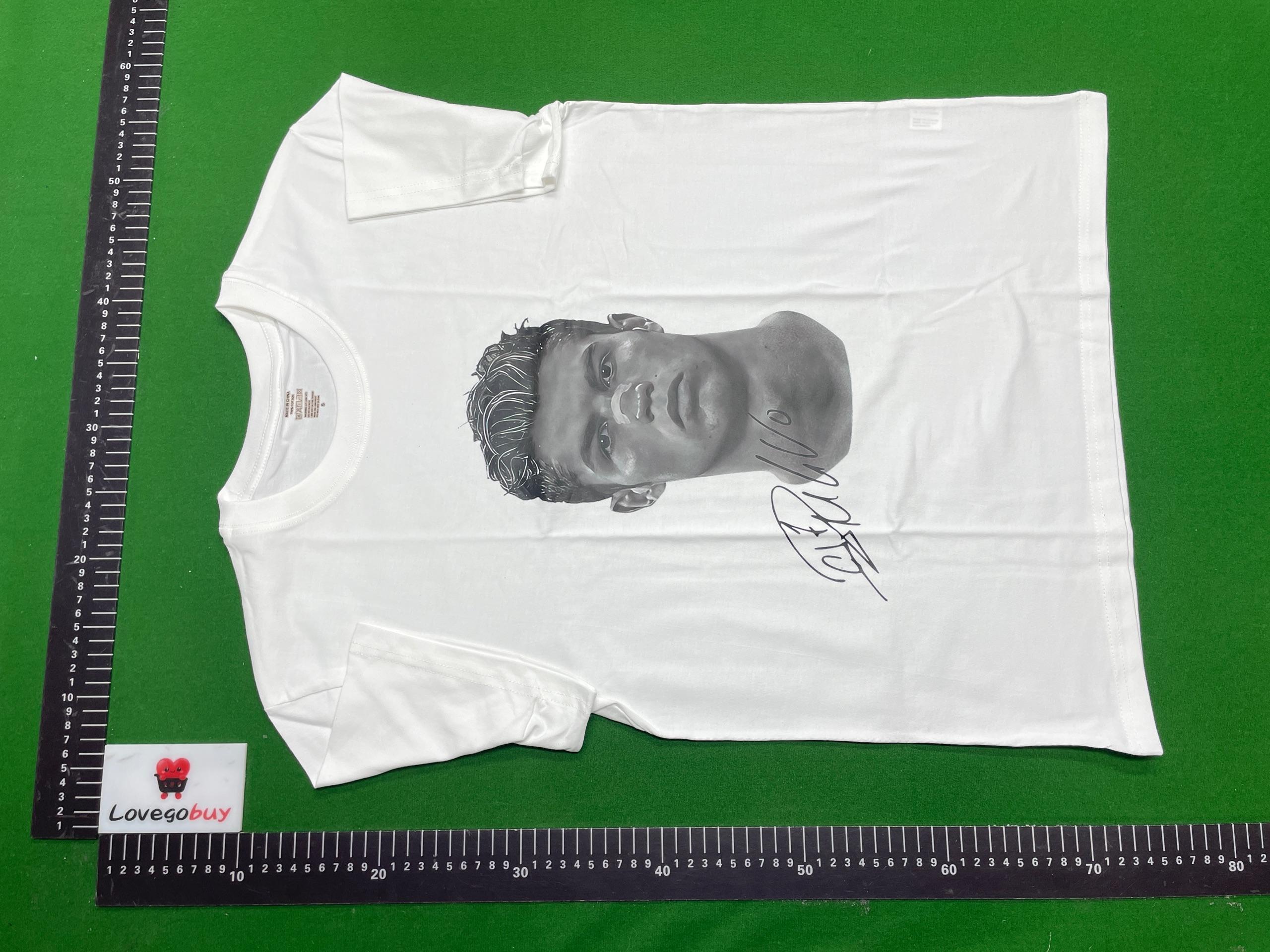 Foto QC 6 de Other Cristiano Ronaldo Portrait T-shirt Black