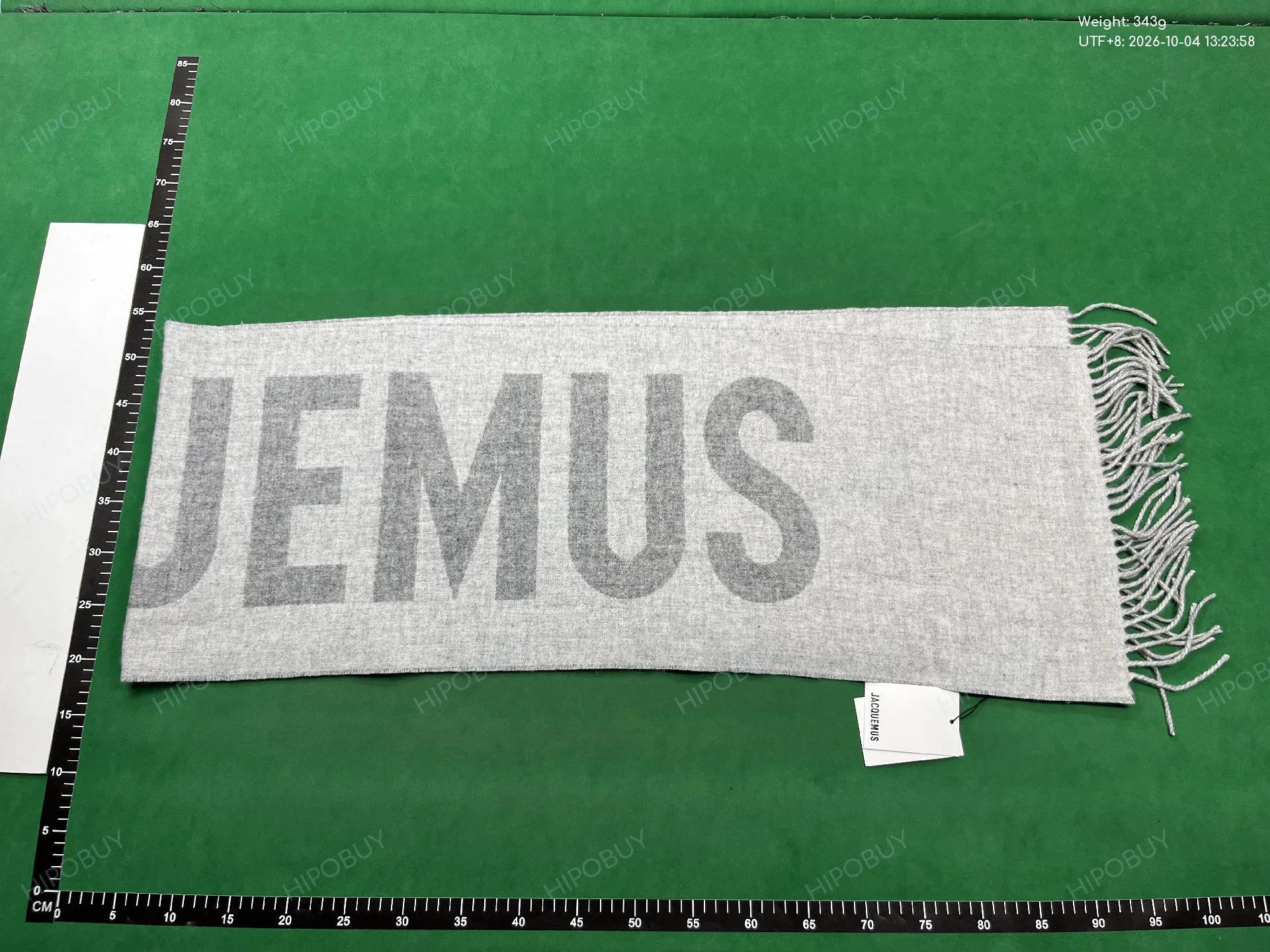 Foto QC 1 de Jacquemus Logo Jacquard Scarf Brown/Beige