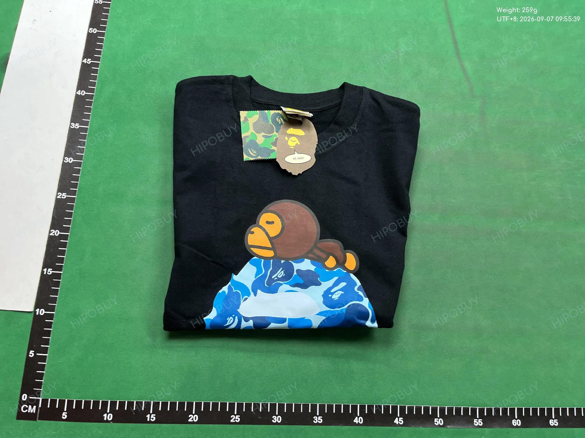 Foto QC 4 de BAPE Check By Bathing Ape Tee Black