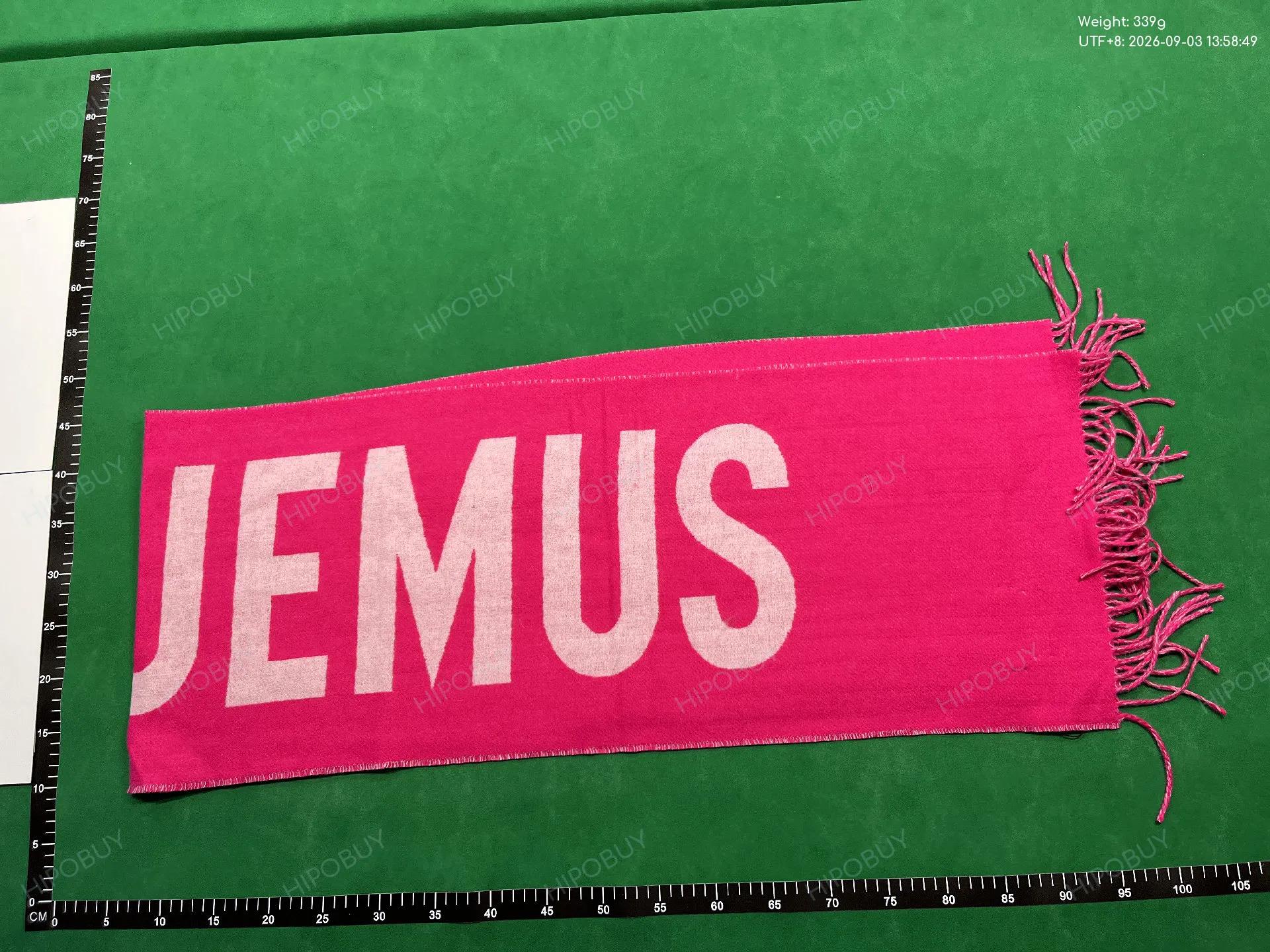 Foto QC 6 de Jacquemus Logo Jacquard Scarf Brown/Beige