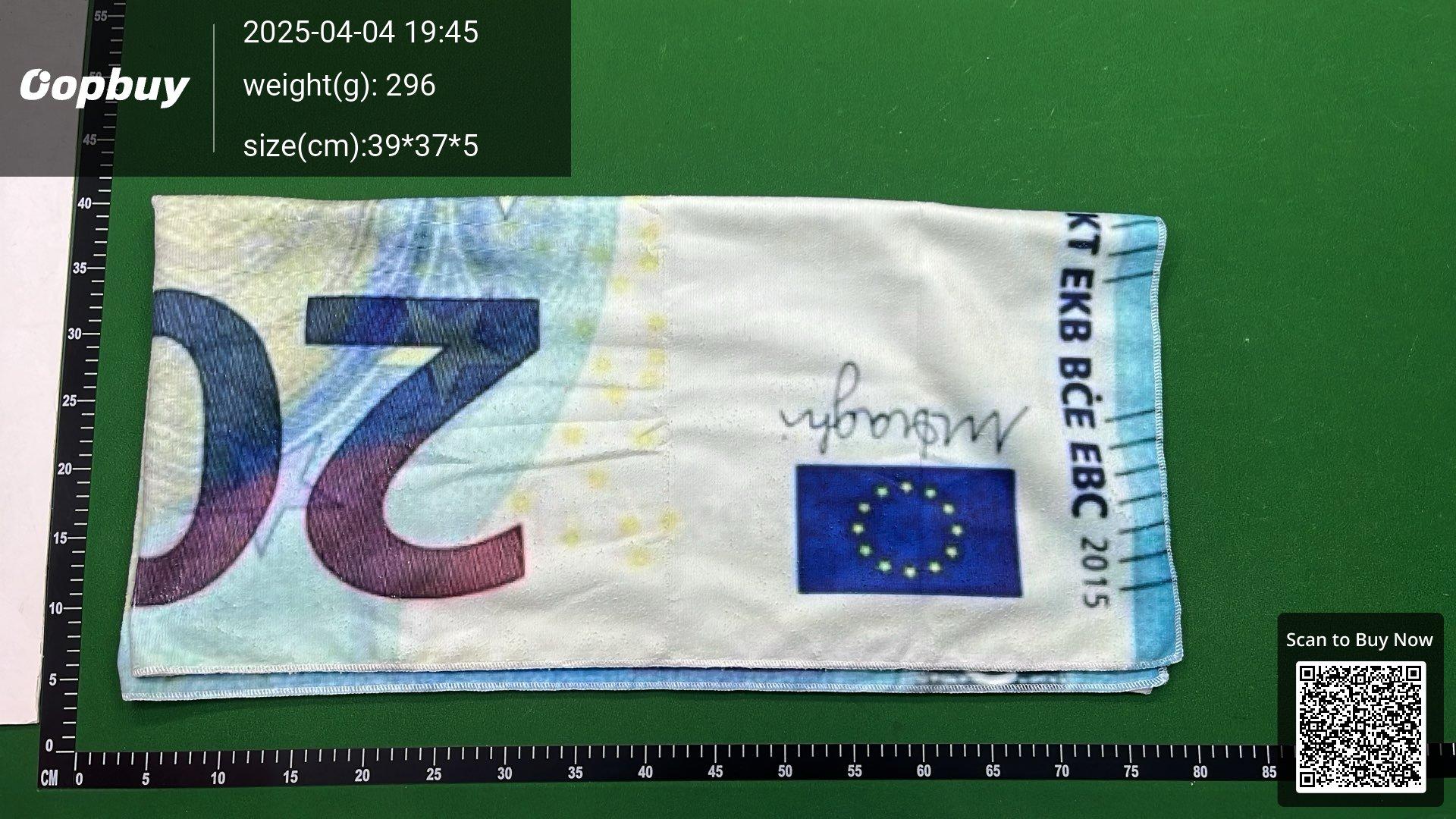 Foto QC 5 de Money Banknote Blanket 50 Euro