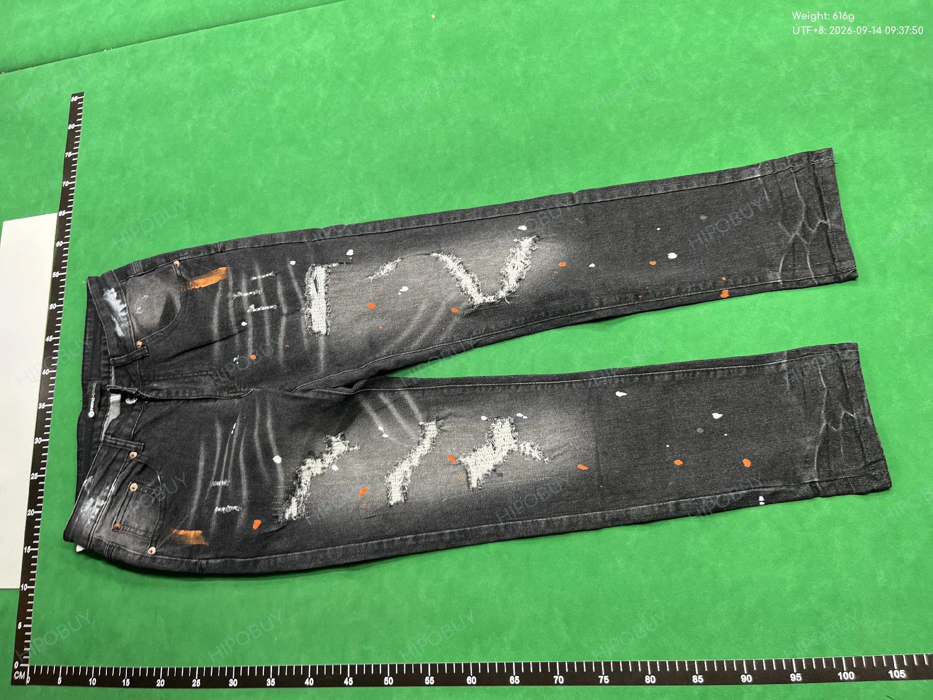Foto QC 2 de AMIRI Jeans Distressed Skinny Washed Black