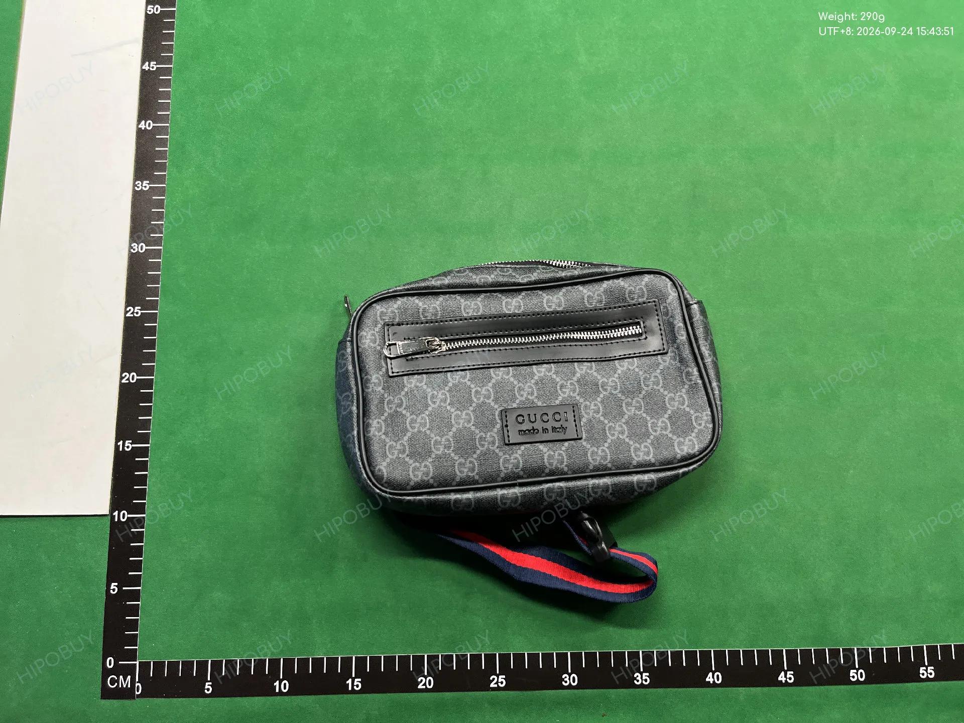 Foto QC 8 de Gucci Soft GG Supreme Belt Bag Black/Grey