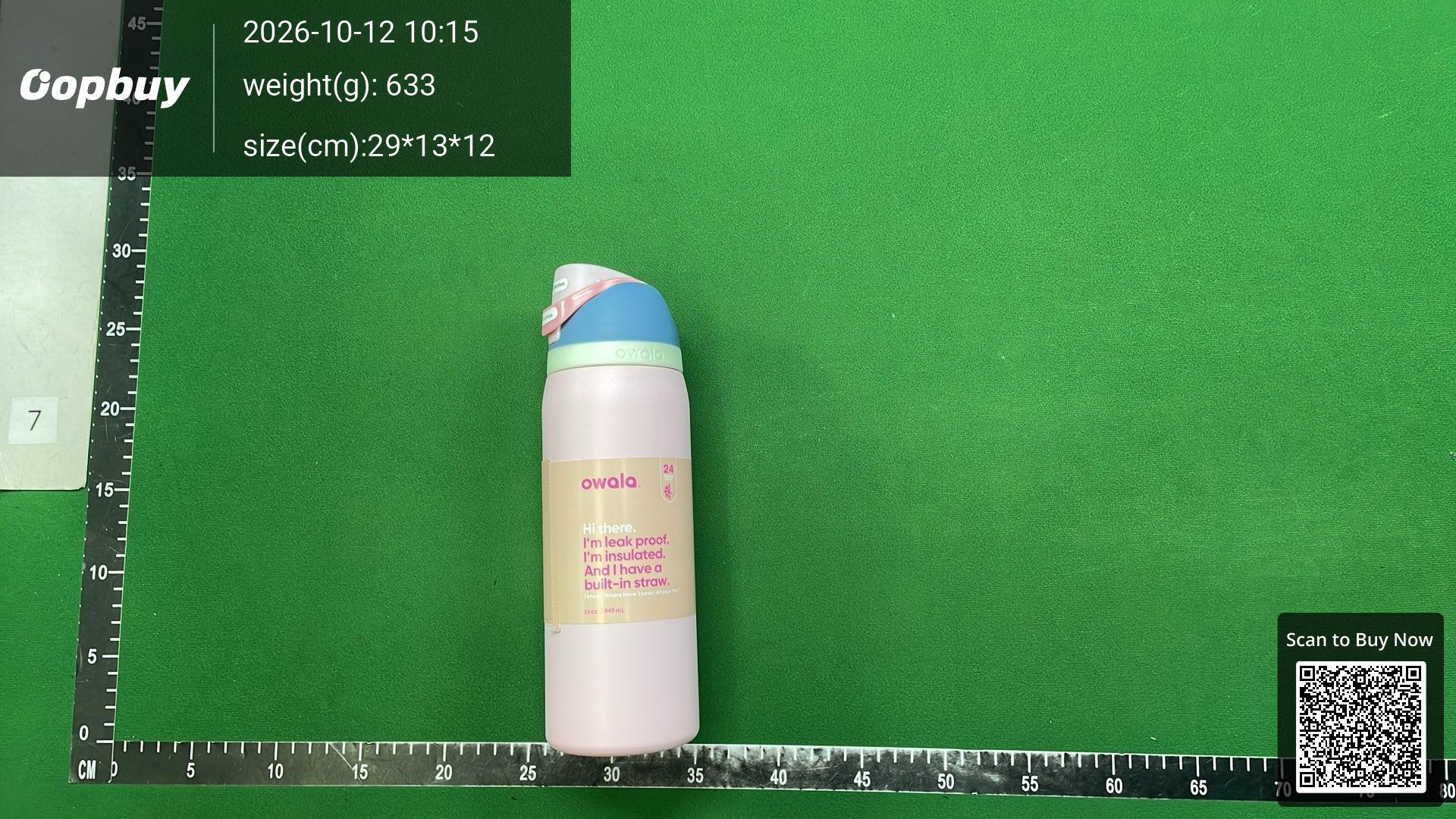 Foto QC 4 de Owala FreeSip Water Bottle 32oz Very, Very Dark