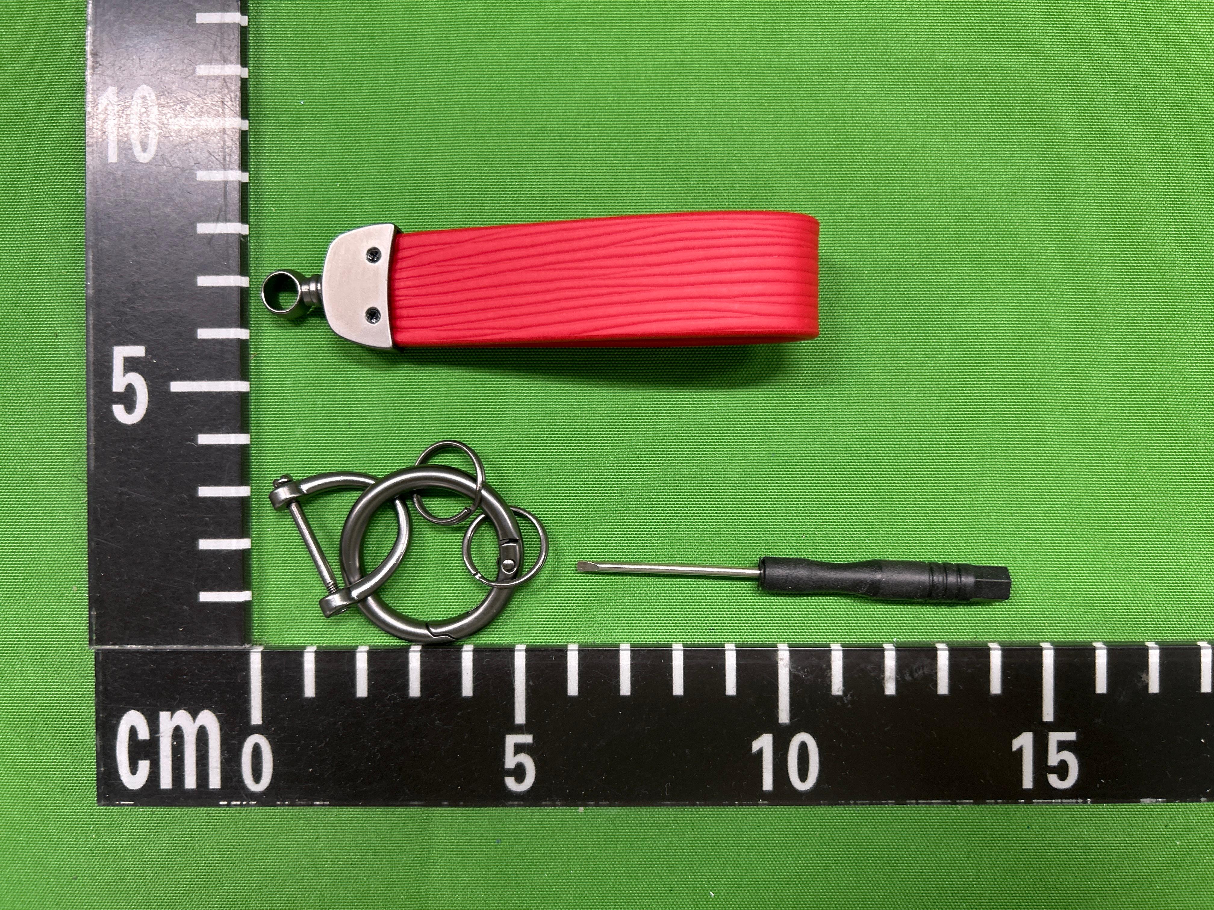 Foto QC 2 de Supreme Box Logo Keychain Red