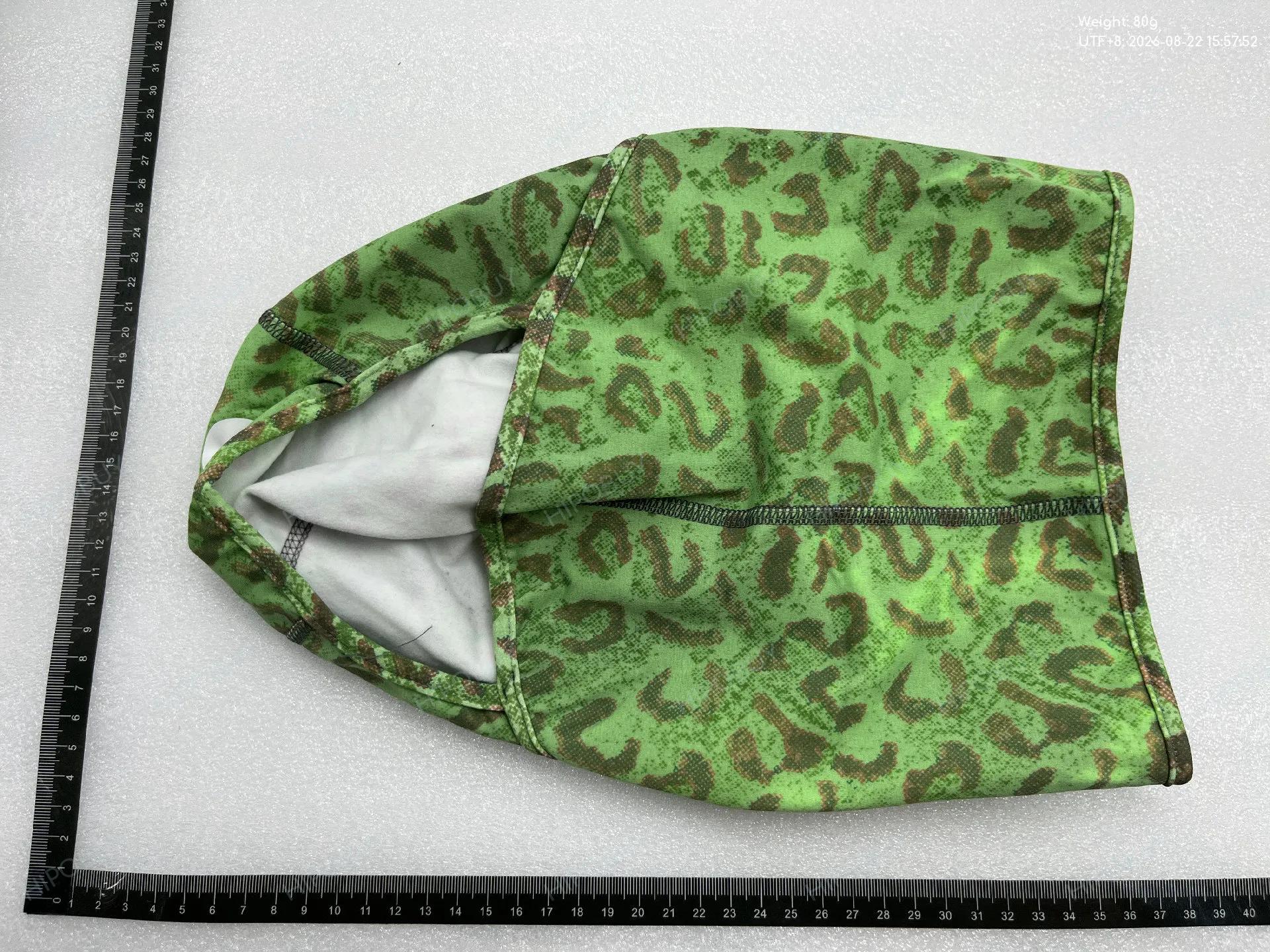 Foto QC 6 de Supreme Heat Reactive Balaclava Green Leopard