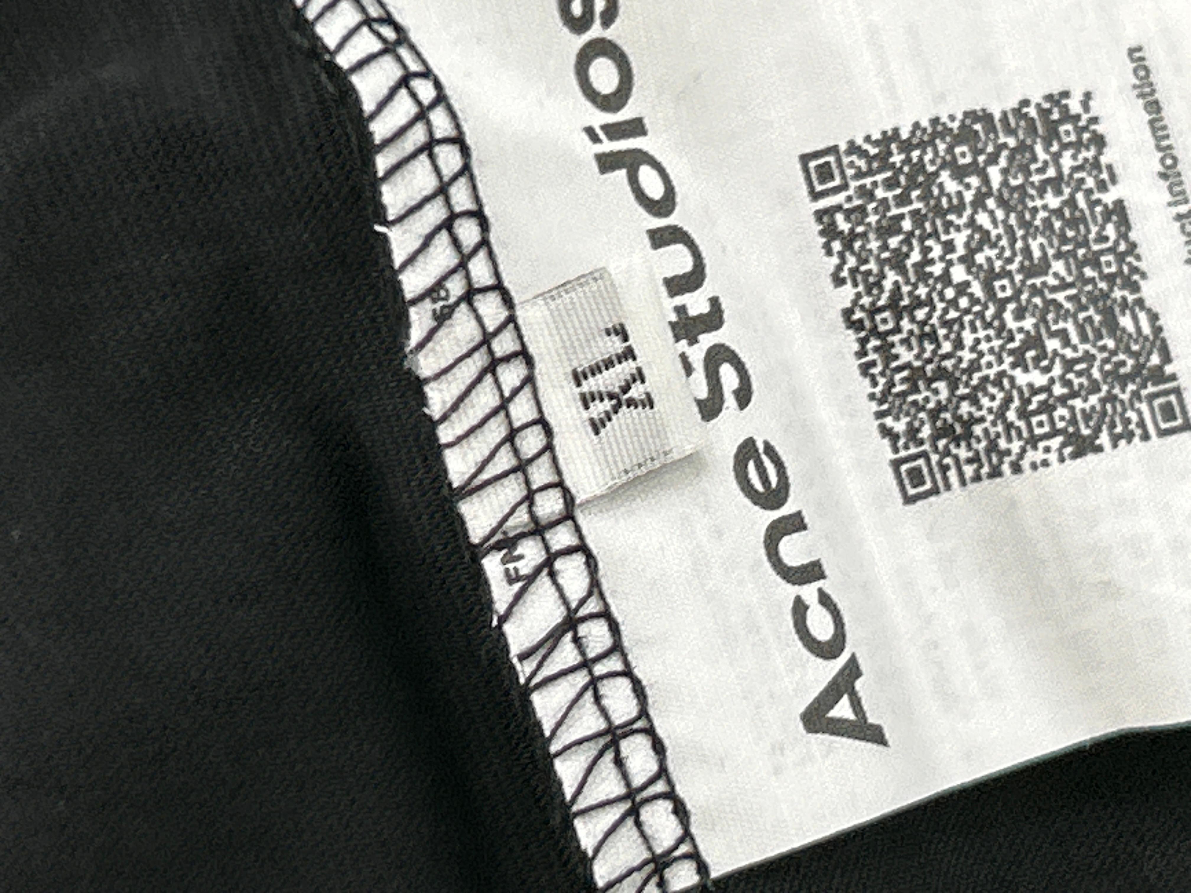 Foto QC 4 de Acne Studios Stockholm 1996 Washed Long-Sleeve T-shirt Blue
