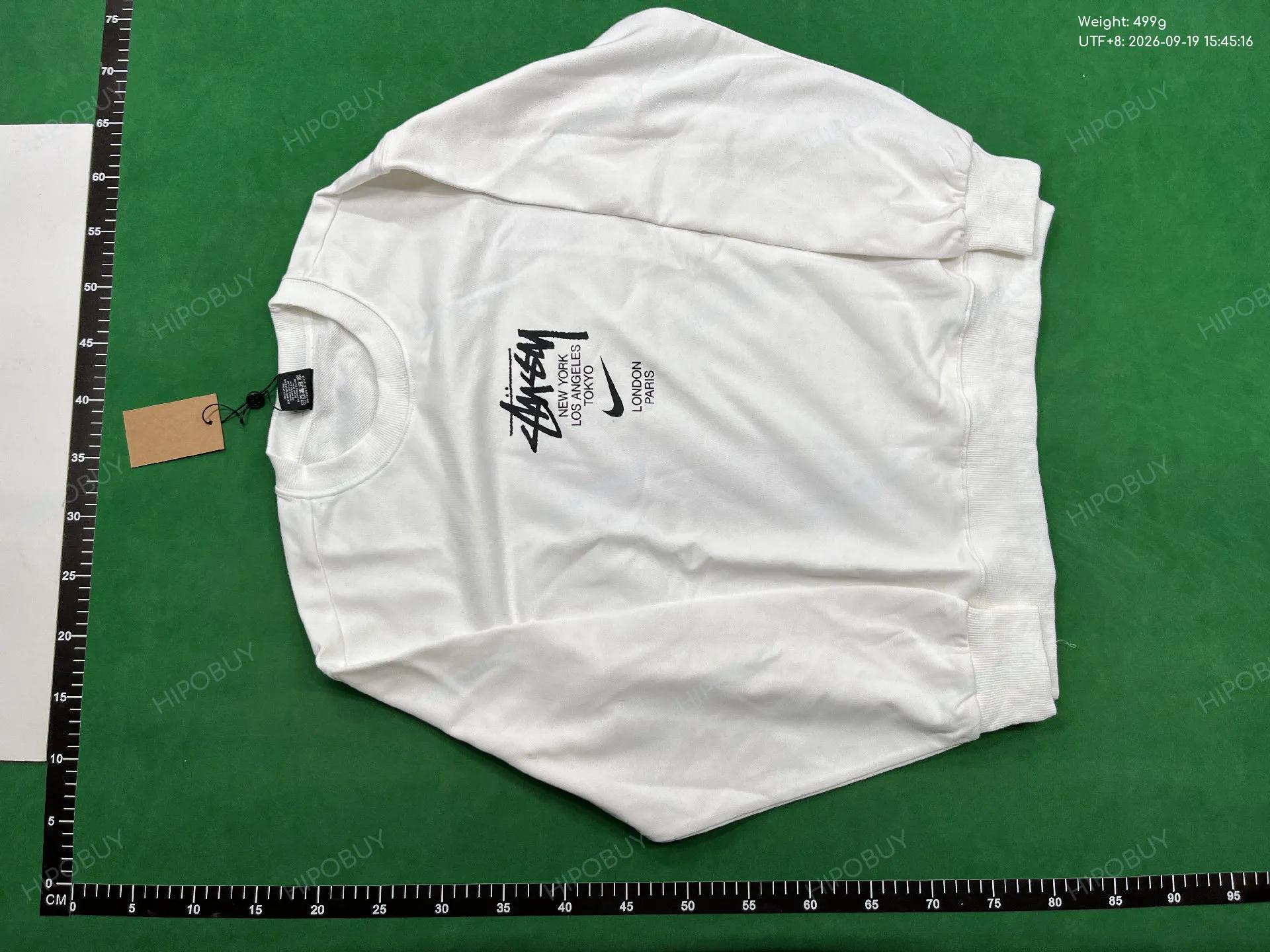 Foto QC 2 de Stussy Crewneck Sweater Basic Logo Heather Grey