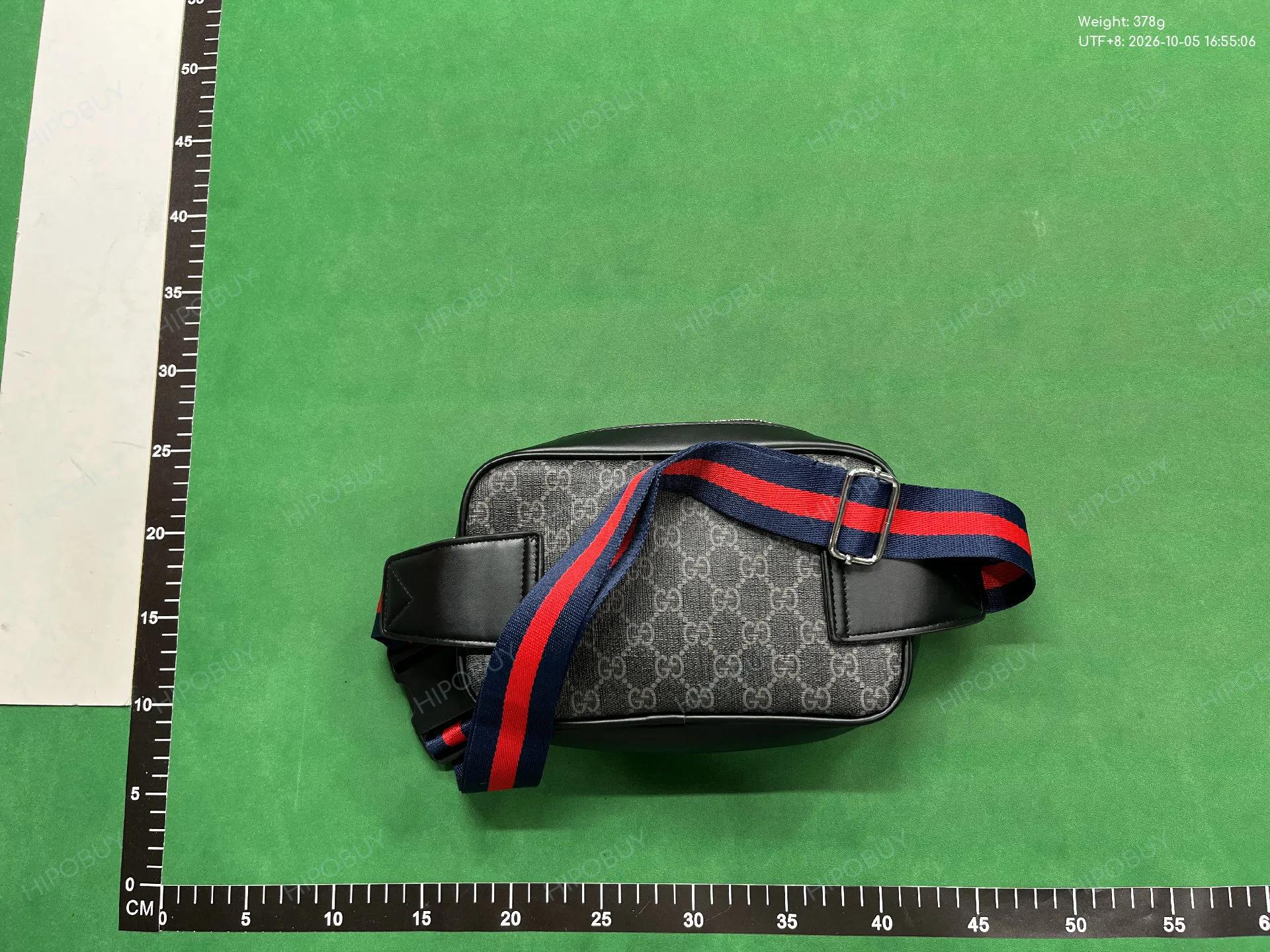 Foto QC 2 de Gucci Soft GG Supreme Belt Bag Black/Grey