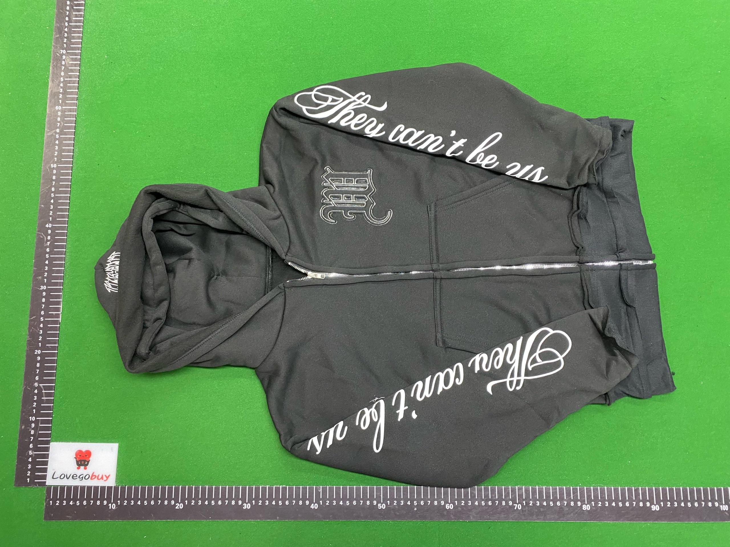 Foto QC 4 de Unbranded Y2K Streetwear Set 2-Piece Black