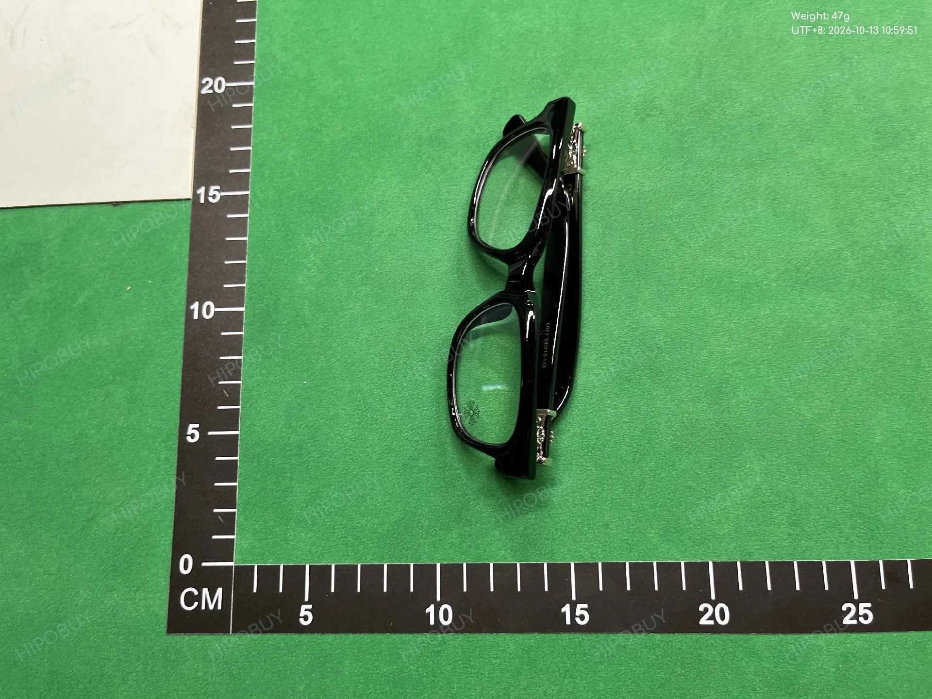 Foto QC 3 de Chrome Hearts Square-Frame Acetate Eyeglasses Clear (6073)